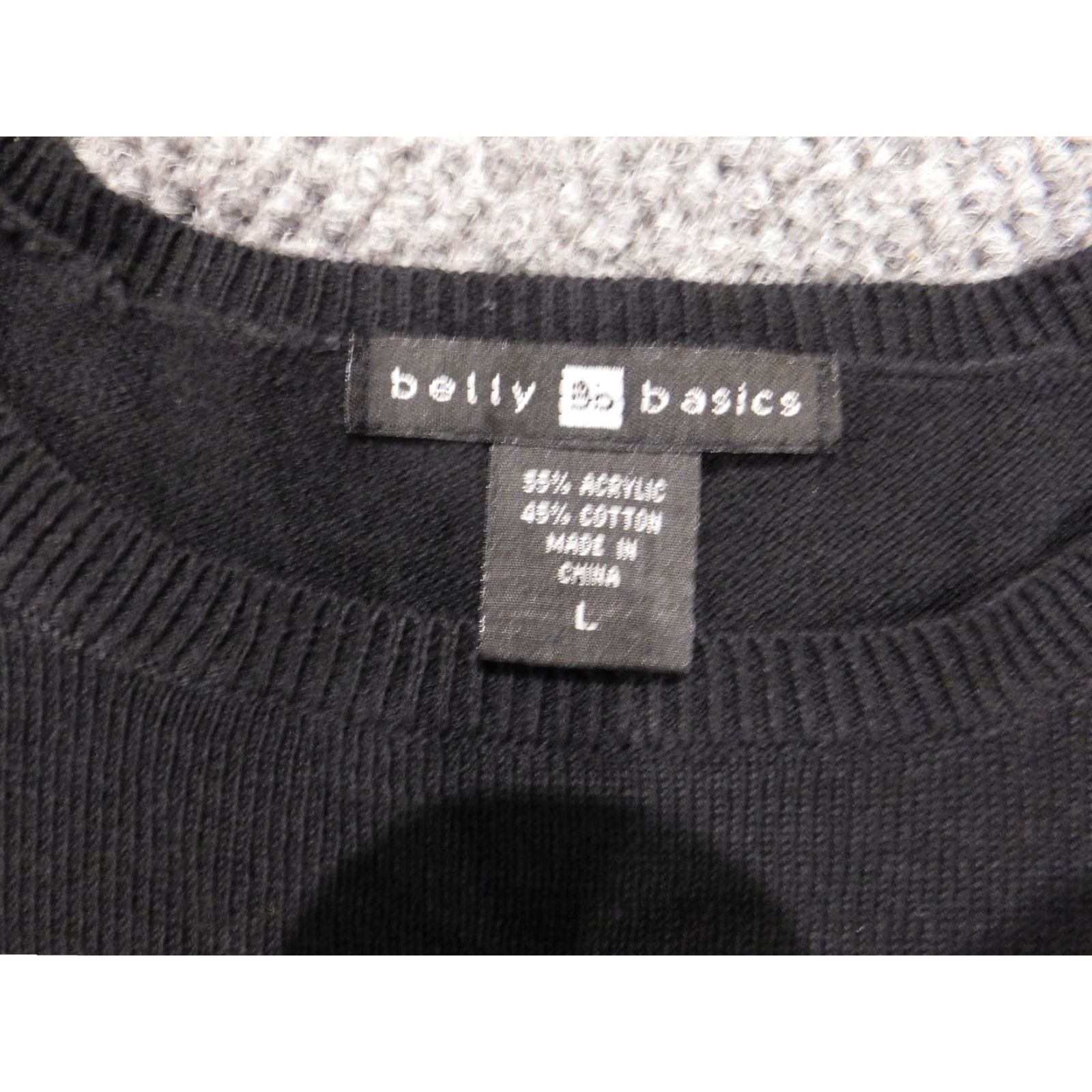 Asics Belly Basics Blouse Women L Black Cap Sleeve Crew Neck Pullover Stretch Casual Regular Size L Size L / US 10 / IT 46 - 6 Thumbnail