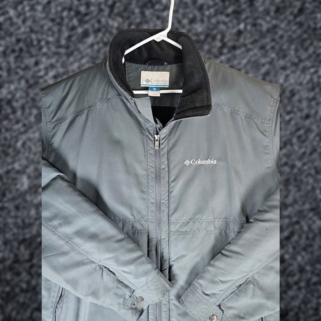 Vintage Columbia Classic Northern Voyage Fleece Lined Insulated Full Zip Jacket XXl Gray Men Size US XXL / EU 58 / 5 - 1 Thumbnail
