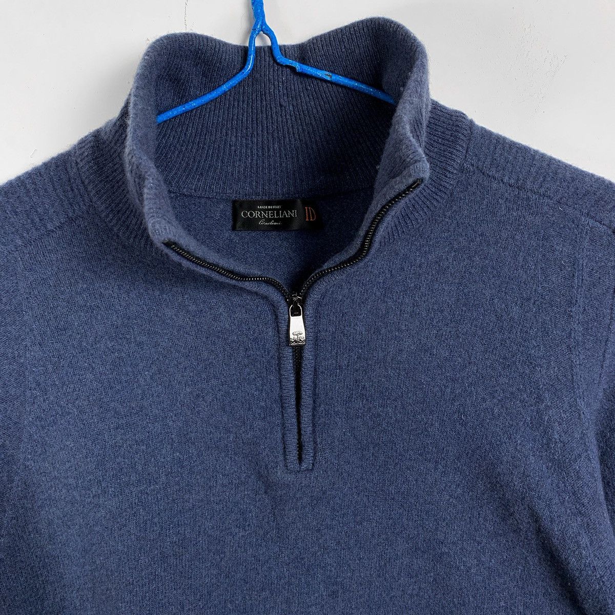 Corneliani Corneliani 1/4 Zip Wool Cashmere Sweater Size US S / EU 44-46 / 1 - 2 Thumbnail