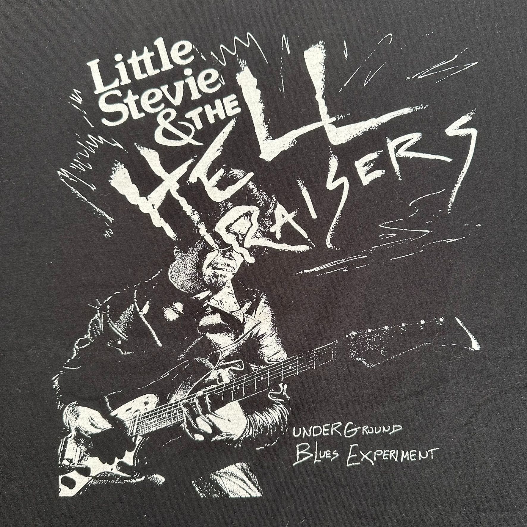 Band Tees Vintage 90s Little Stevie & The Hell Raisers T-Shirt Blues S Size US XL / EU 56 / 4 - 2 Thumbnail
