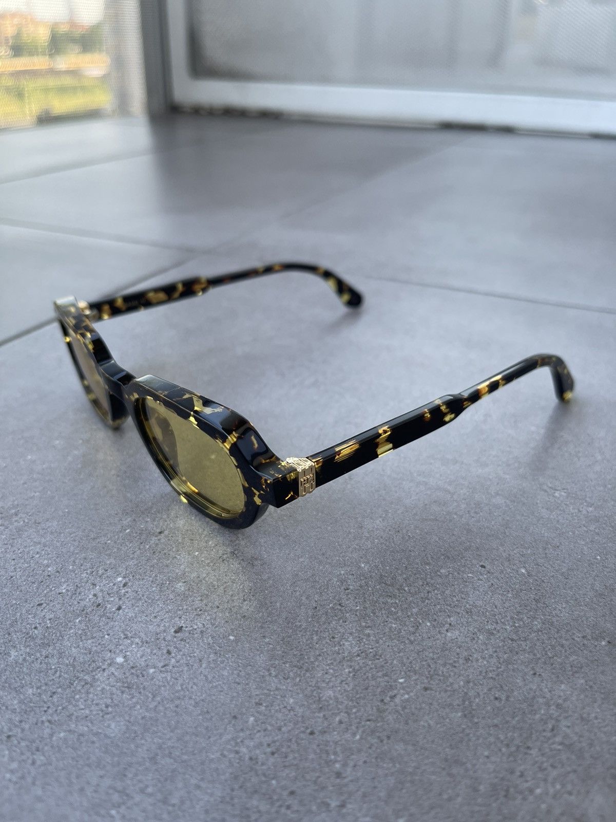 Han Kjobenhavn !DS! Han Kjobenhavn Banks Yellow Tortoise Sunglasses Size ONE SIZE - 10 Thumbnail