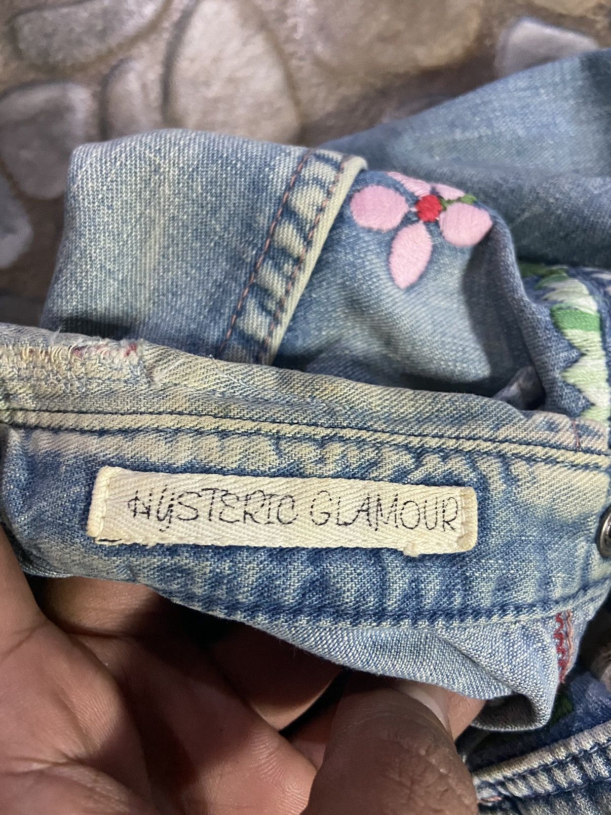 Hysteric Glamour VTG HYSTERIC GLAMOUR LONG SHIRT EMBROIDERY DENIM Size US M / EU 48-50 / 2 - 8 Thumbnail