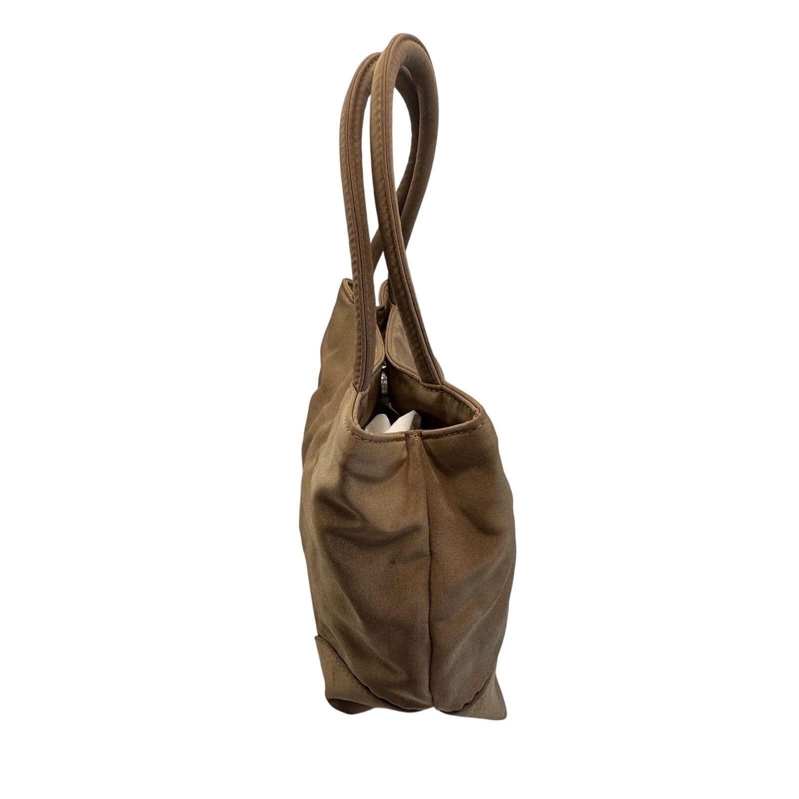 Bottega Veneta Bottega Veneta Brown Nylon Mini Bag with Mirror Size ONE SIZE - 3 Thumbnail