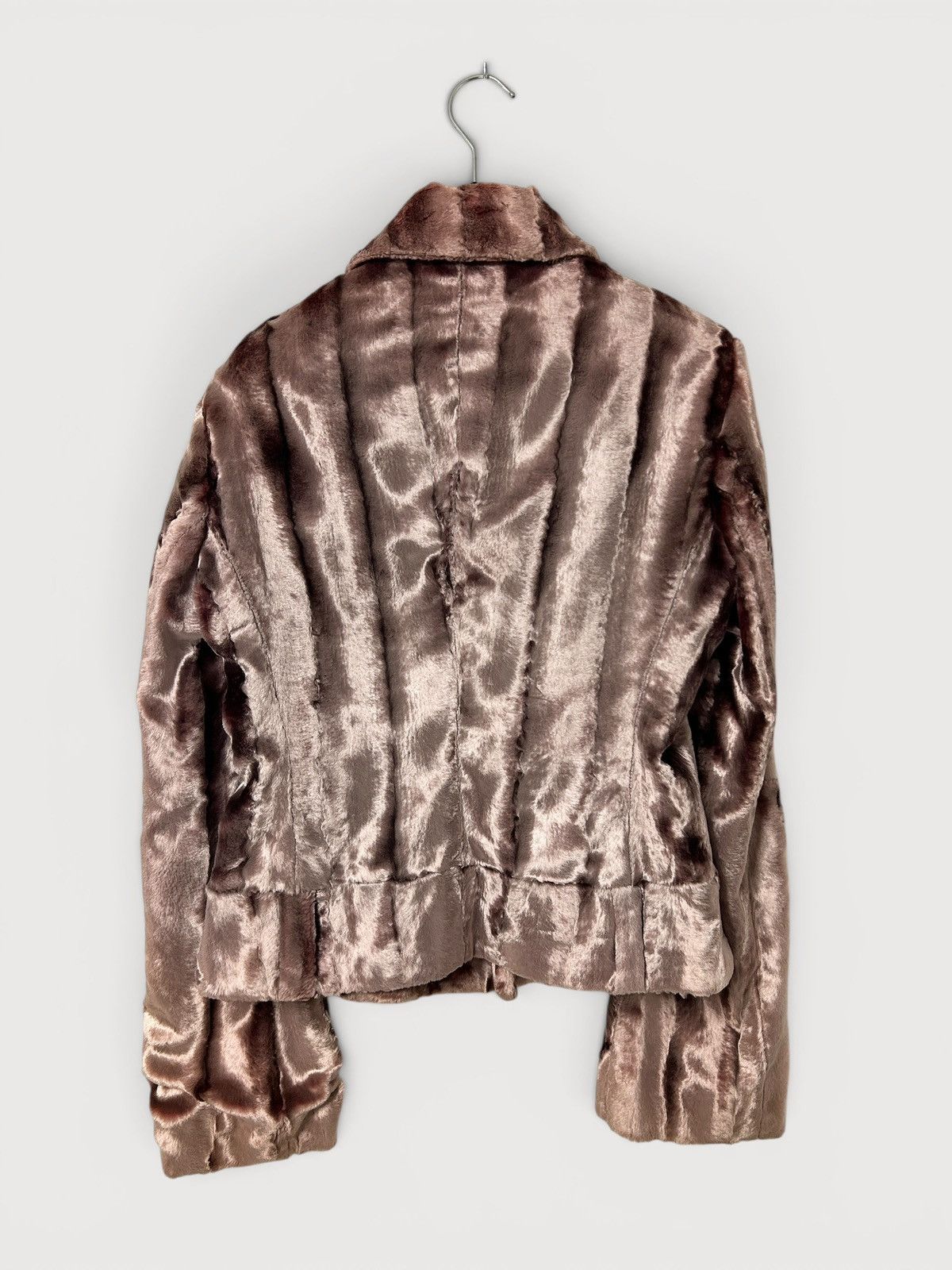 Just Cavalli AW2004 Faux Fur Patchwork Jacket Size US S / EU 44-46 / 1 - 2 Thumbnail