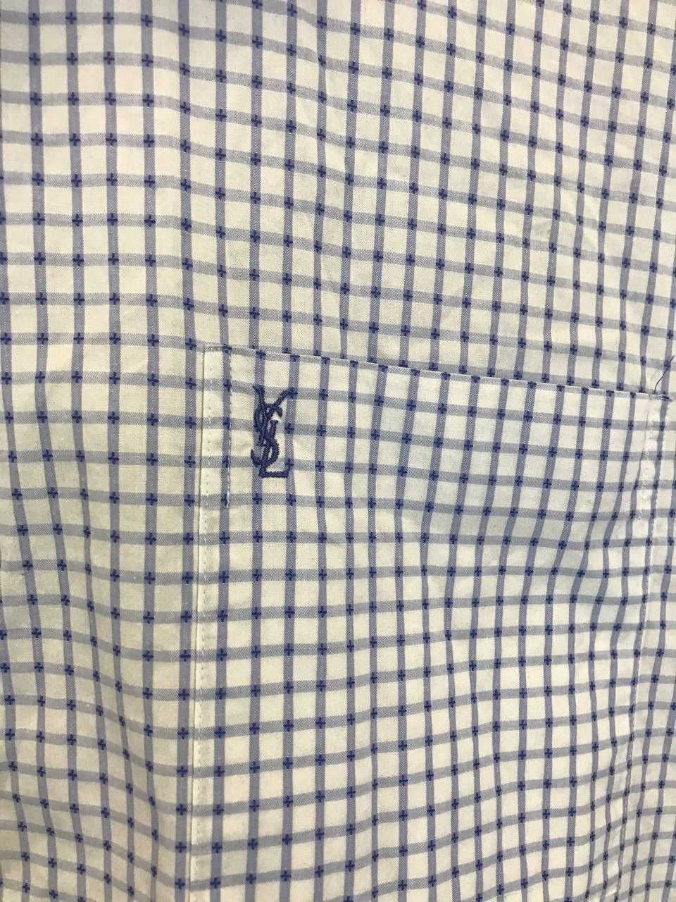 Yves Saint Laurent YSL Yves Saint Laurent vintage designer logo shirt Size US XL / EU 56 / 4 - 3 Thumbnail