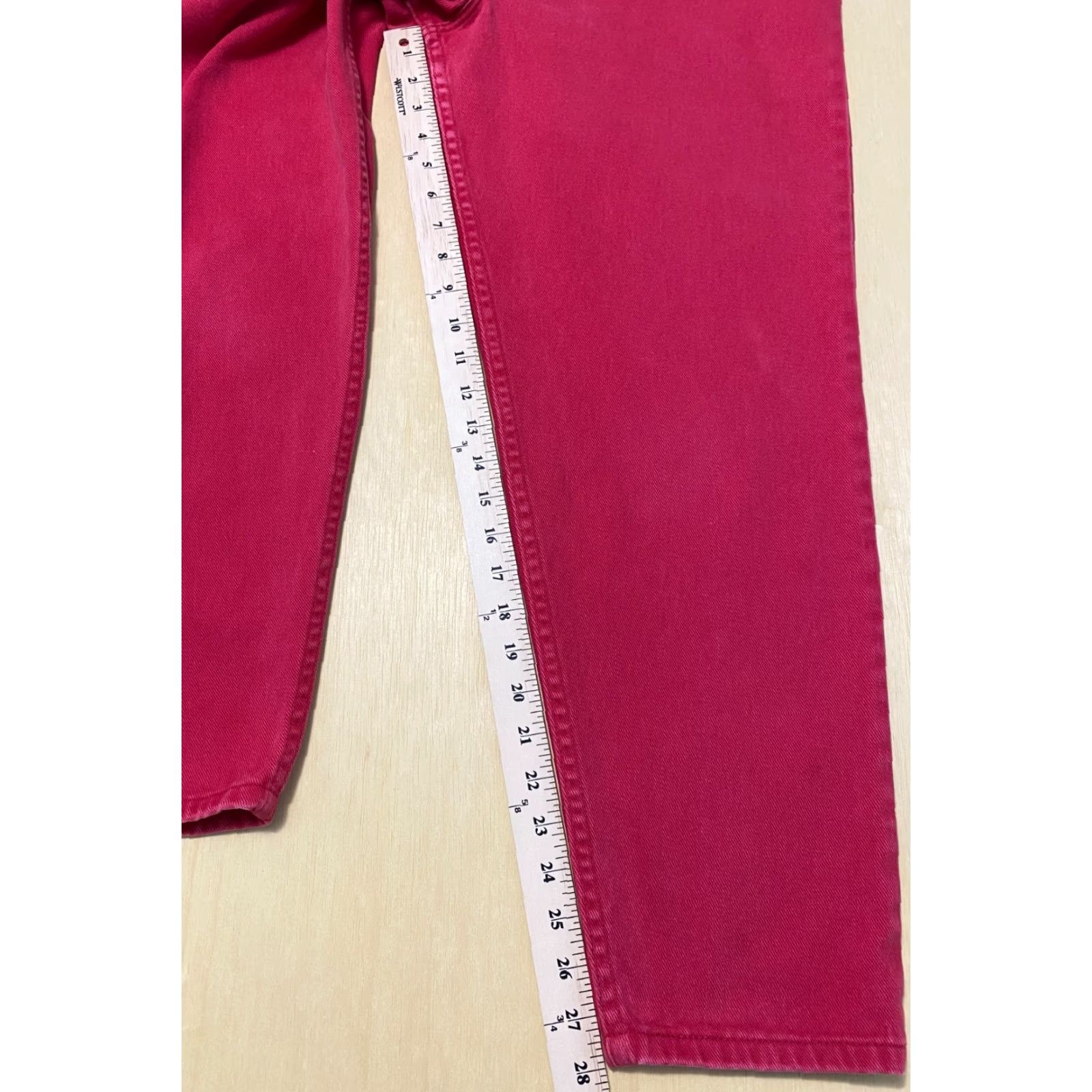 Faded Glory Vintage Faded Glory Jeans Women 14P Pink Red Mom USA Baggy Y2K 5-Pocket Denim 100% Cotton High Rise Inseam 28 in Vintage: Yes US Made Shirt? Size 30" / US 8 / IT 44 - 7 Thumbnail