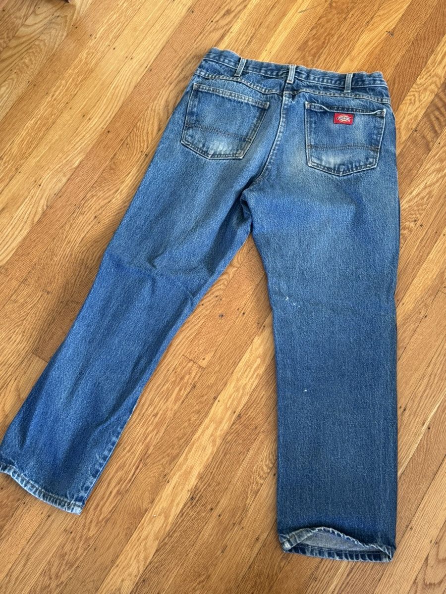 Dickies Dickies denim baggy/straight leg Size US 31 - 2 Thumbnail