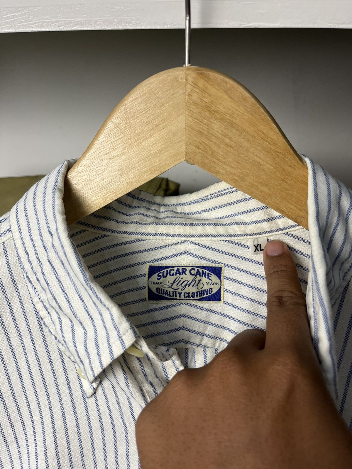 Sugar Cane Sugar Cane Coke Stripe Work shirt Size US XL / EU 56 / 4 - 3 Thumbnail