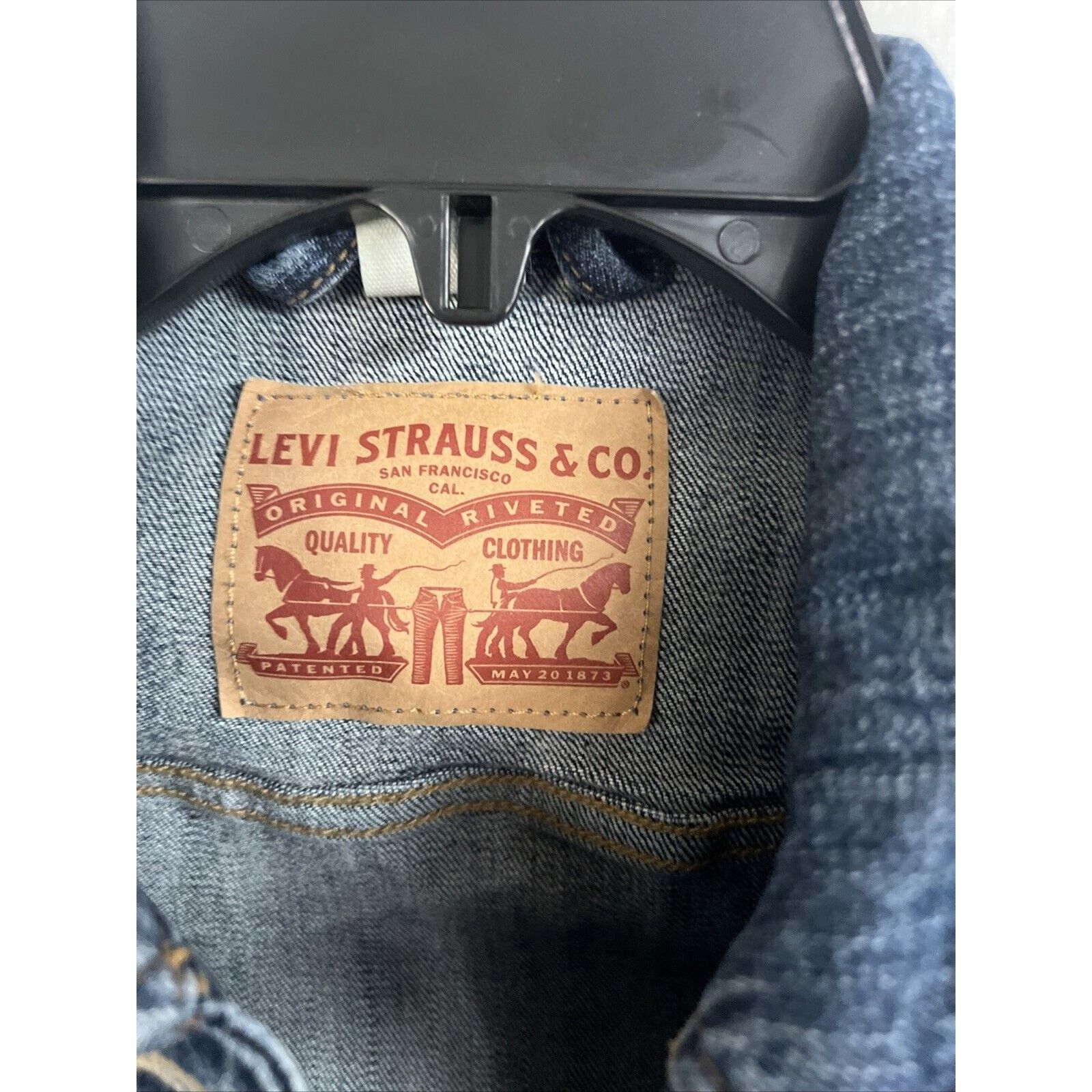 Levi's Levi's oversized mid wash long sleeve denim jacket size M Size M / US 6-8 / IT 42-44 - 2 Thumbnail