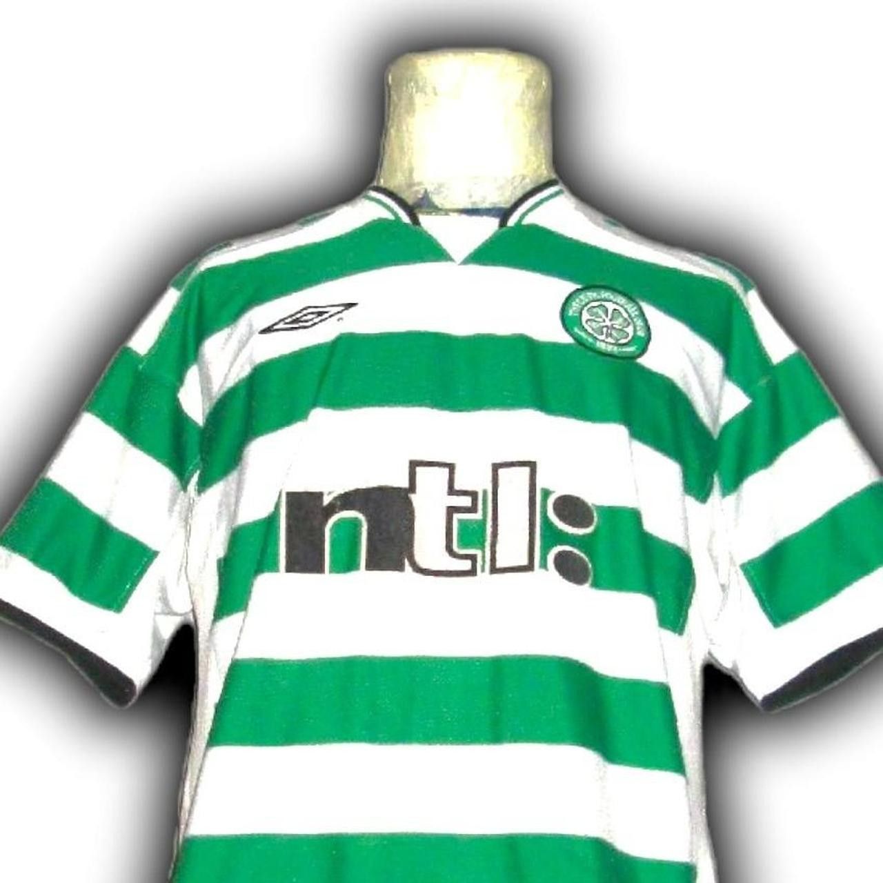 Umbro Fc Celtic Glasgow 2001 2002 2003 Home Shirt Jersey Size US L / EU 52-54 / 3 - 1 Thumbnail