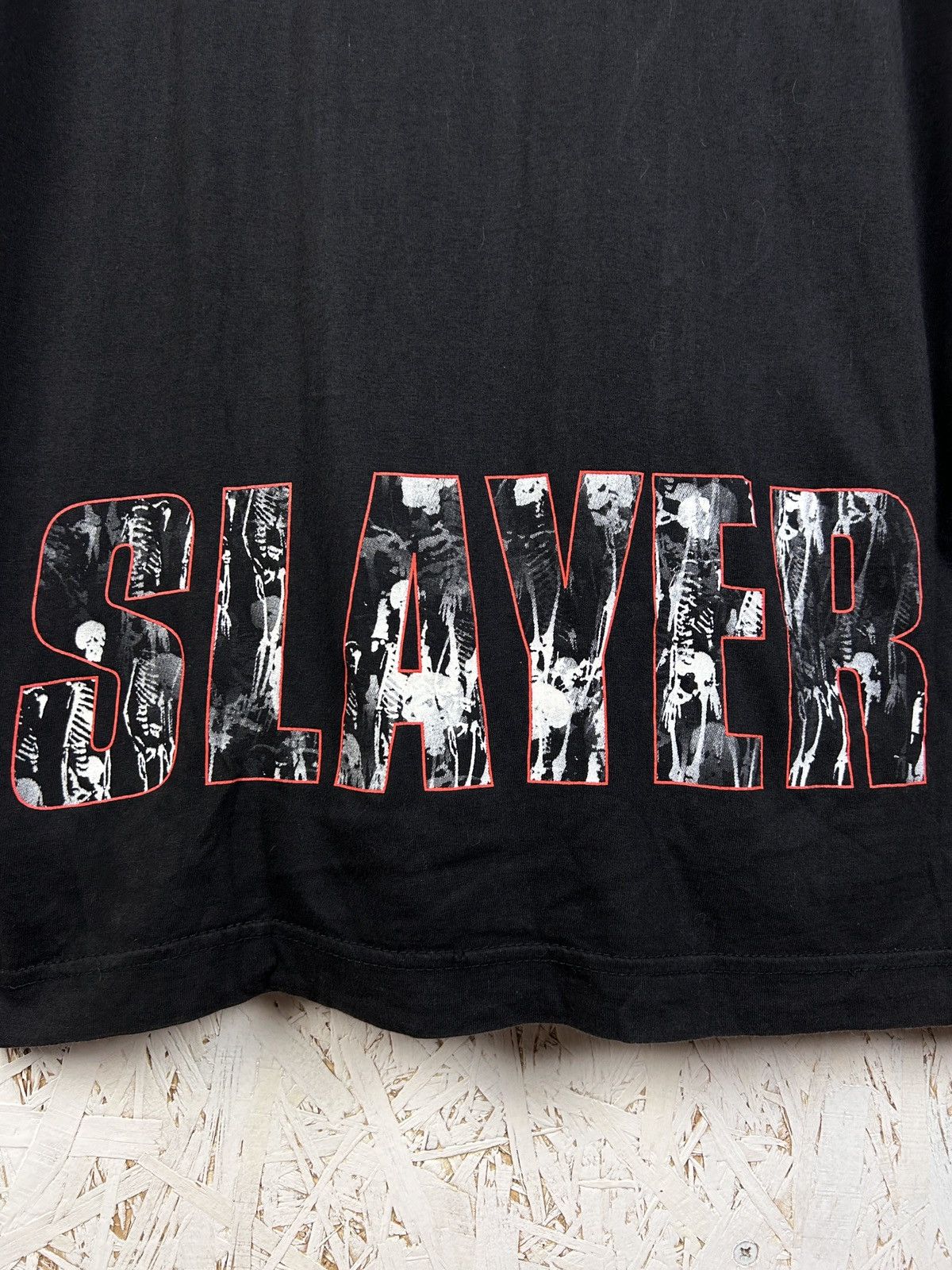 Band Tees 90s Vintage Slayer 1998 Metal Band Short Sleeve T-Shirt Size US XL / EU 56 / 4 - 8 Thumbnail