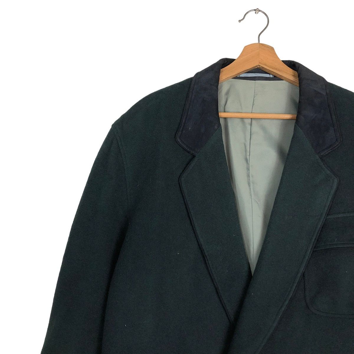 Japanese Brand 🔥VINTAGE LANVIN STUDIO PARIS WOOL DOUBLE COLLAR Size US M / EU 48-50 / 2 - 7 Thumbnail