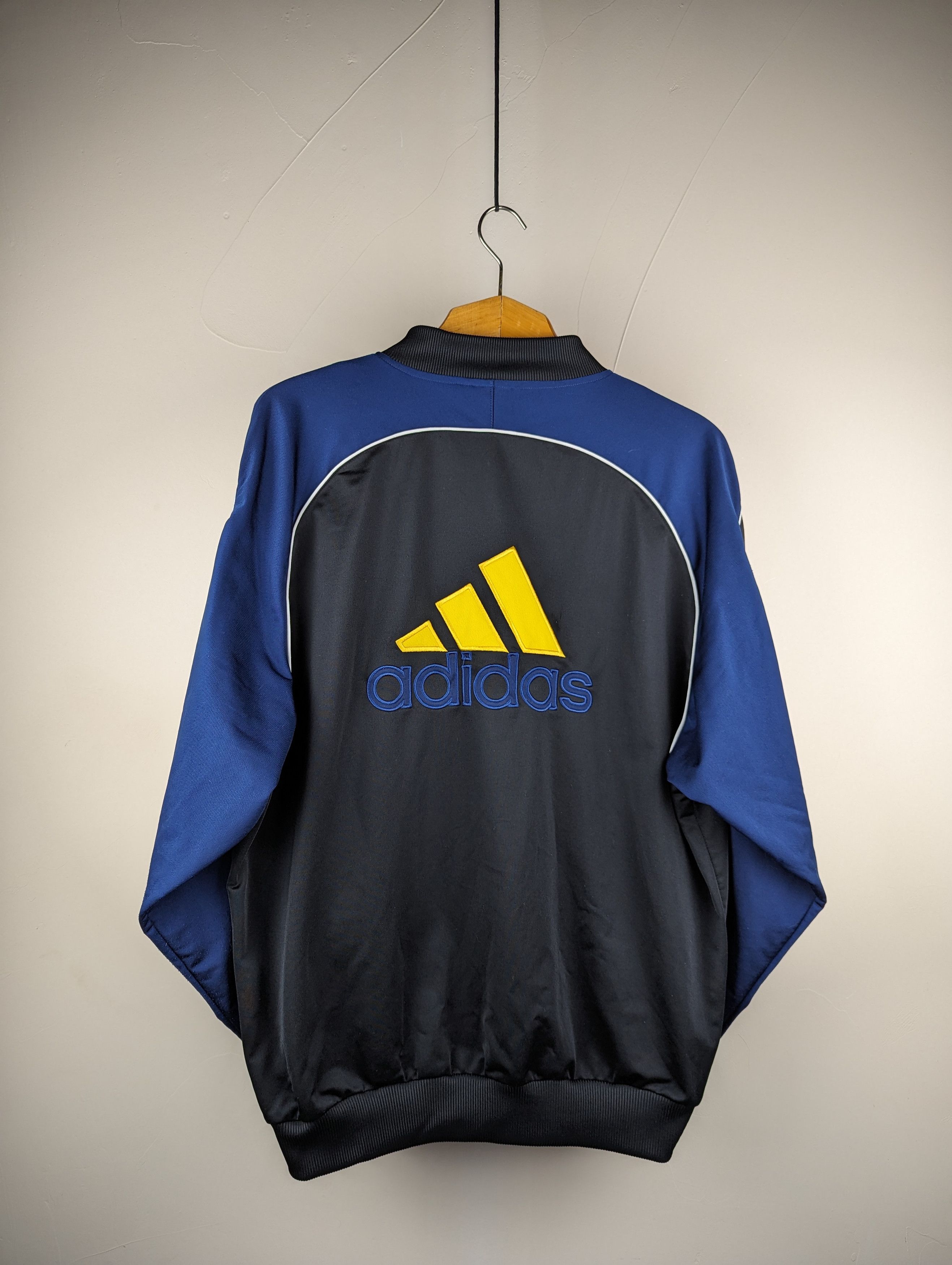 Adidas Vintage Adidas Perfomance Track Bomber Jacket Spellout Logo Size US XL / EU 56 / 4 - 2 Thumbnail