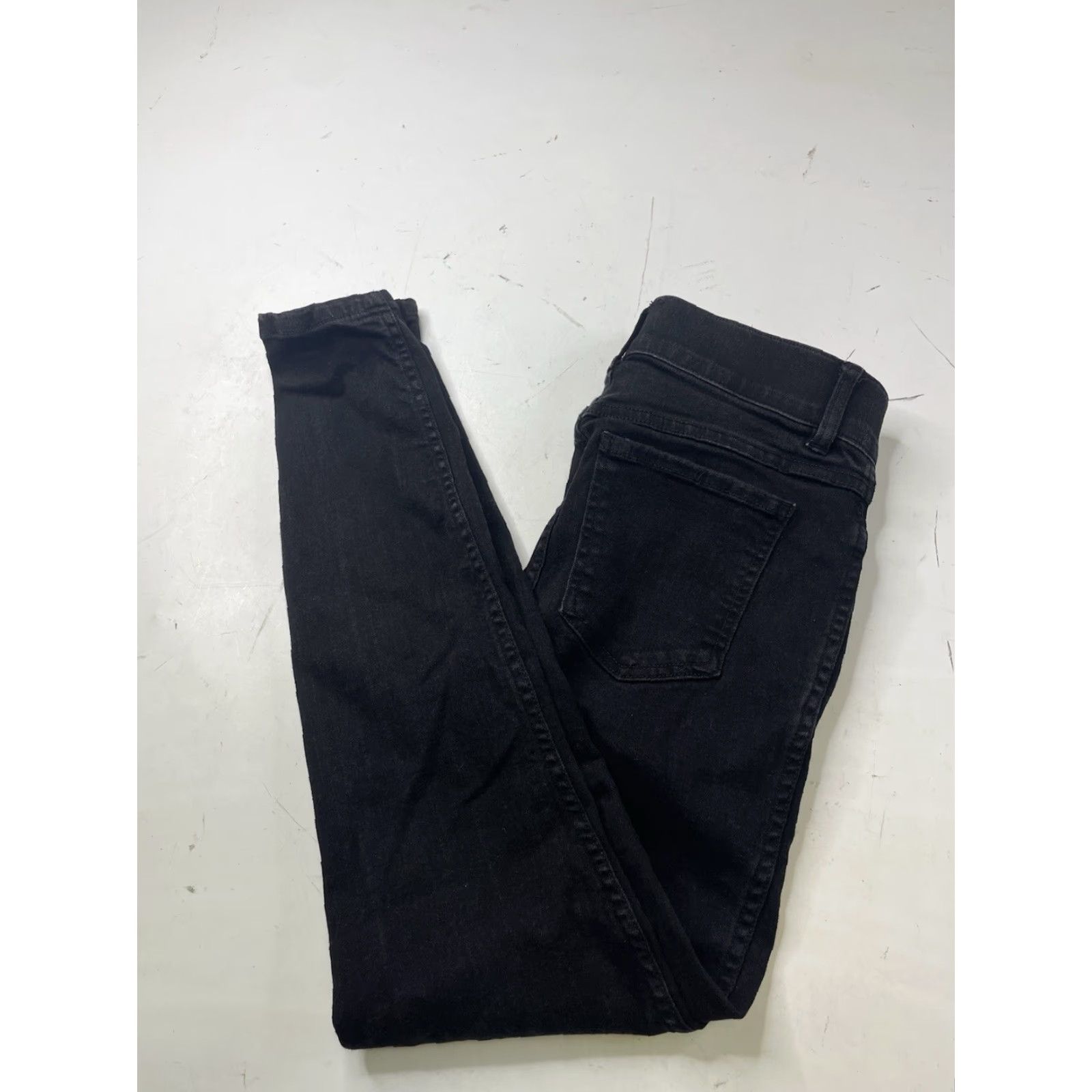 Spanx SPANX Skinny Ankle Pants Black Womens Small Pull On High Waist Shaping 20278R Jeans Size 28" / US 6 / IT 42 - 2 Thumbnail