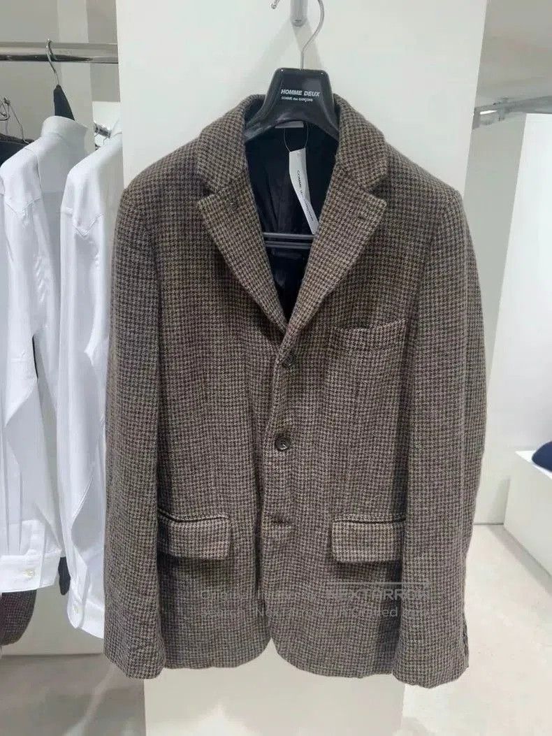 Comme des Garcons CDG Homme Deux Houndstooth Blazer. Size US M / EU 48-50 / 2 - 8 Thumbnail