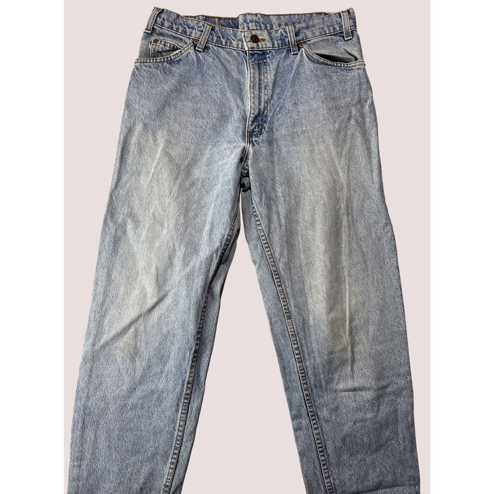 Levi's Levis Jeans Mens 550 33x32 Relaxed Fit Denim Vintage 5-Pocket Blue Cotton Size US 33 - 1 Thumbnail