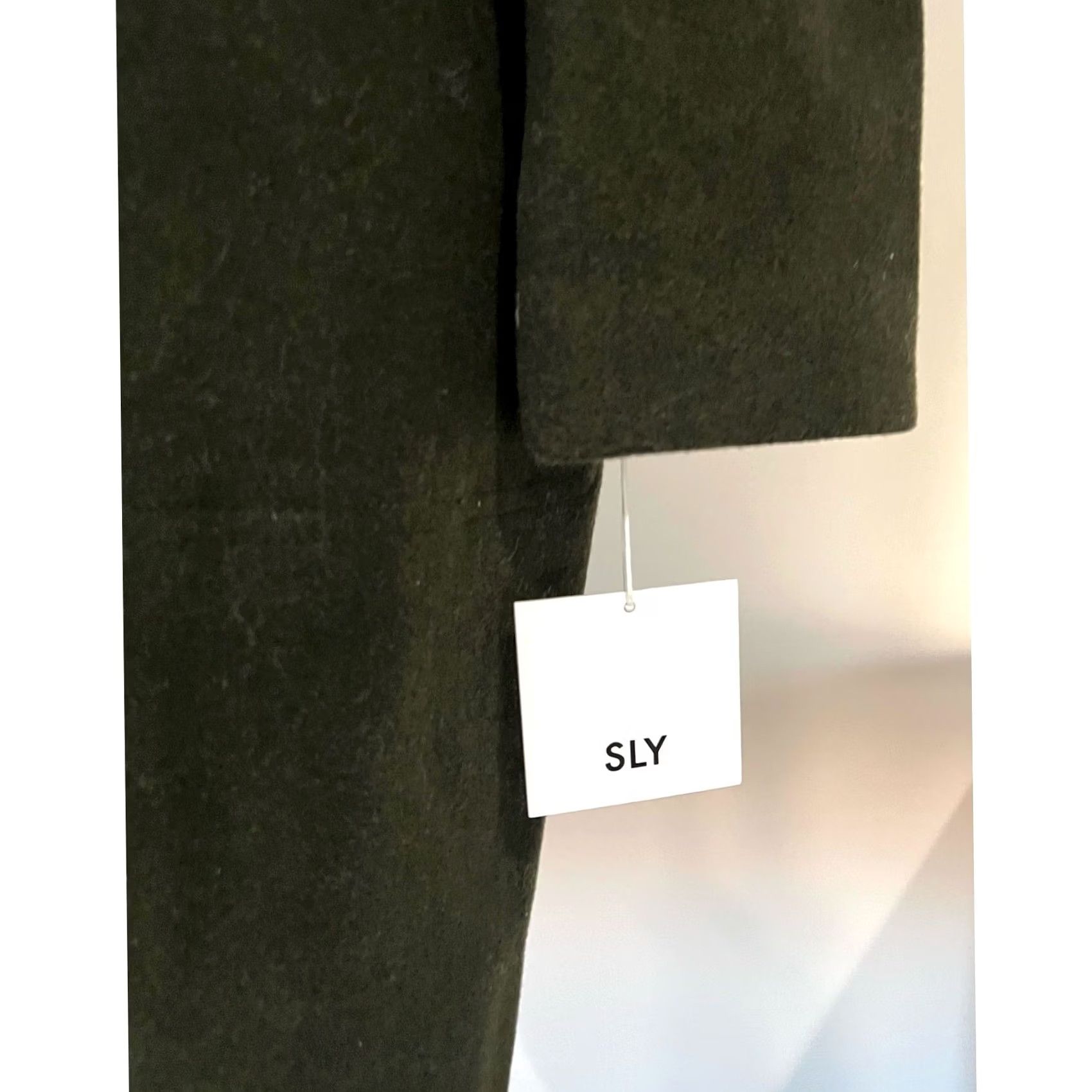 Vintage VINTAGE Sly Coat Overcoat Women Wool Olive Green Hidden Snap Buttons Pockets Sz 2 Ladies Womens Wool Coat Size XS / US 0-2 / IT 36-38 - 6 Thumbnail