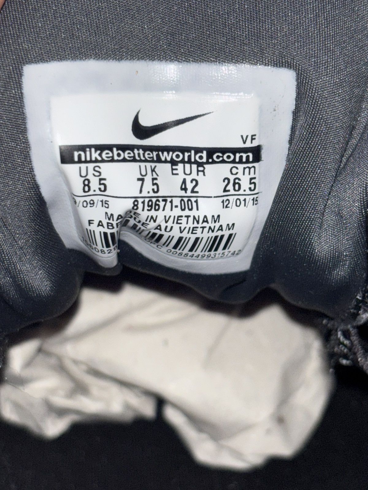 Nike Nike Ultra XT Black/Anthracite Size US 8.5 / EU 41-42 - 9 Thumbnail