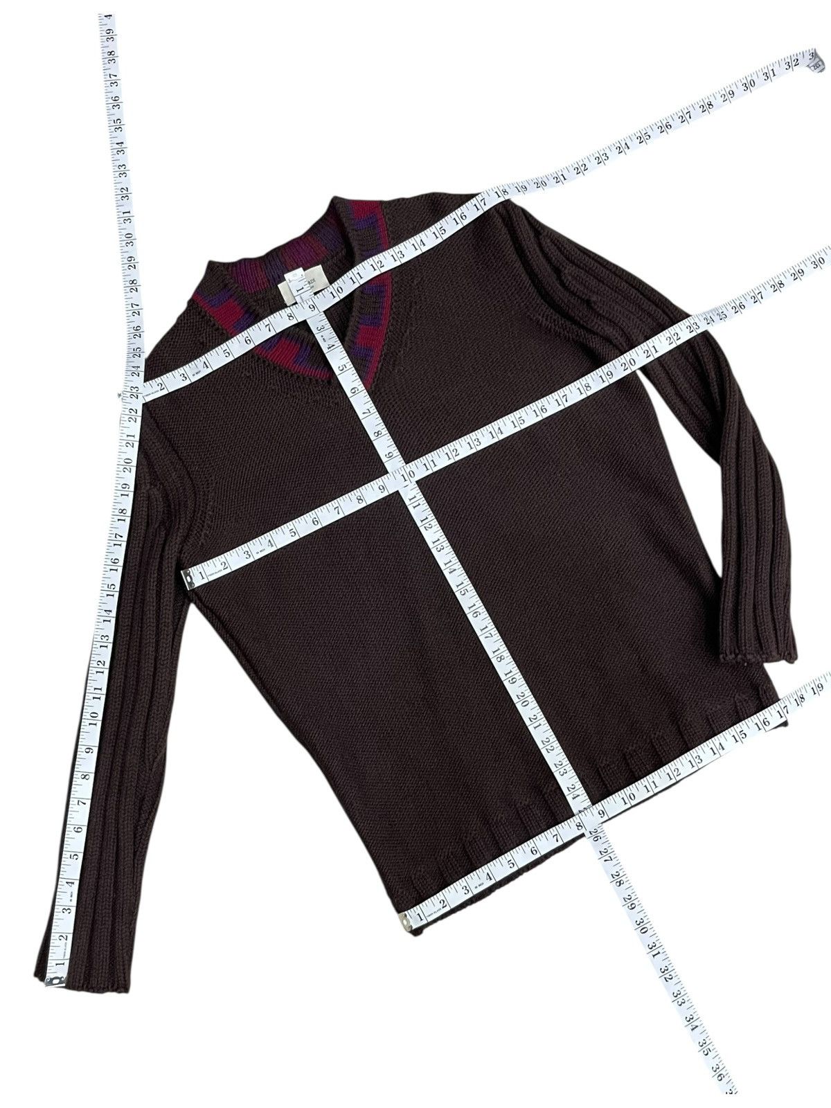 Trussardi 🔥Vintage TRUSSARDI Kachina Knit Sweater Italy Rare🔥 Size US M / EU 48-50 / 2 - 9 Thumbnail