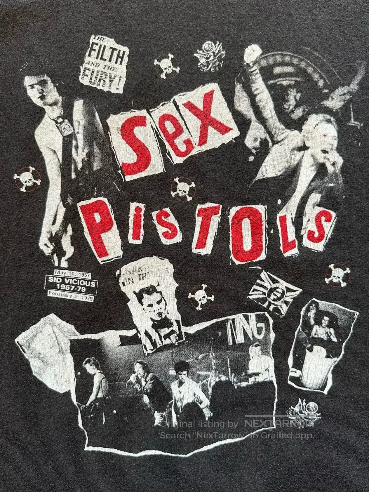 Vintage Vintage 90s Sex Pistols Tee. Size US M / EU 48-50 / 2 - 5 Thumbnail