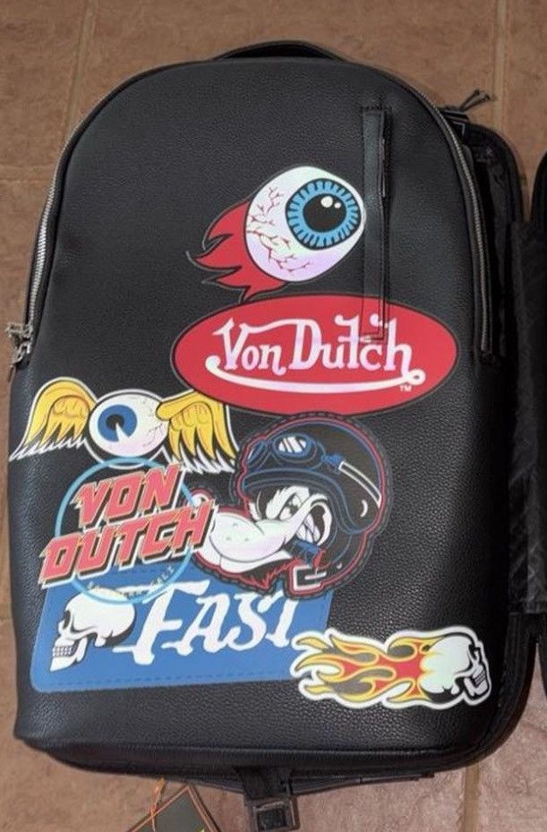 Von Dutch LARGE MULTI-FLYING EYE BACKPACK Size ONE SIZE - 6 Thumbnail