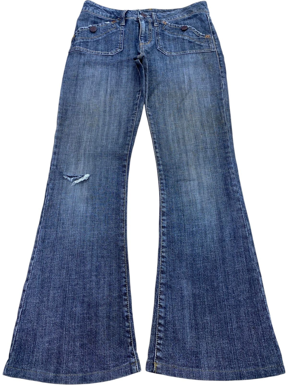 Japanese Brand Japanese Brand Faded Flare Style Jeans Size US 30 / EU 46 - 1 Thumbnail