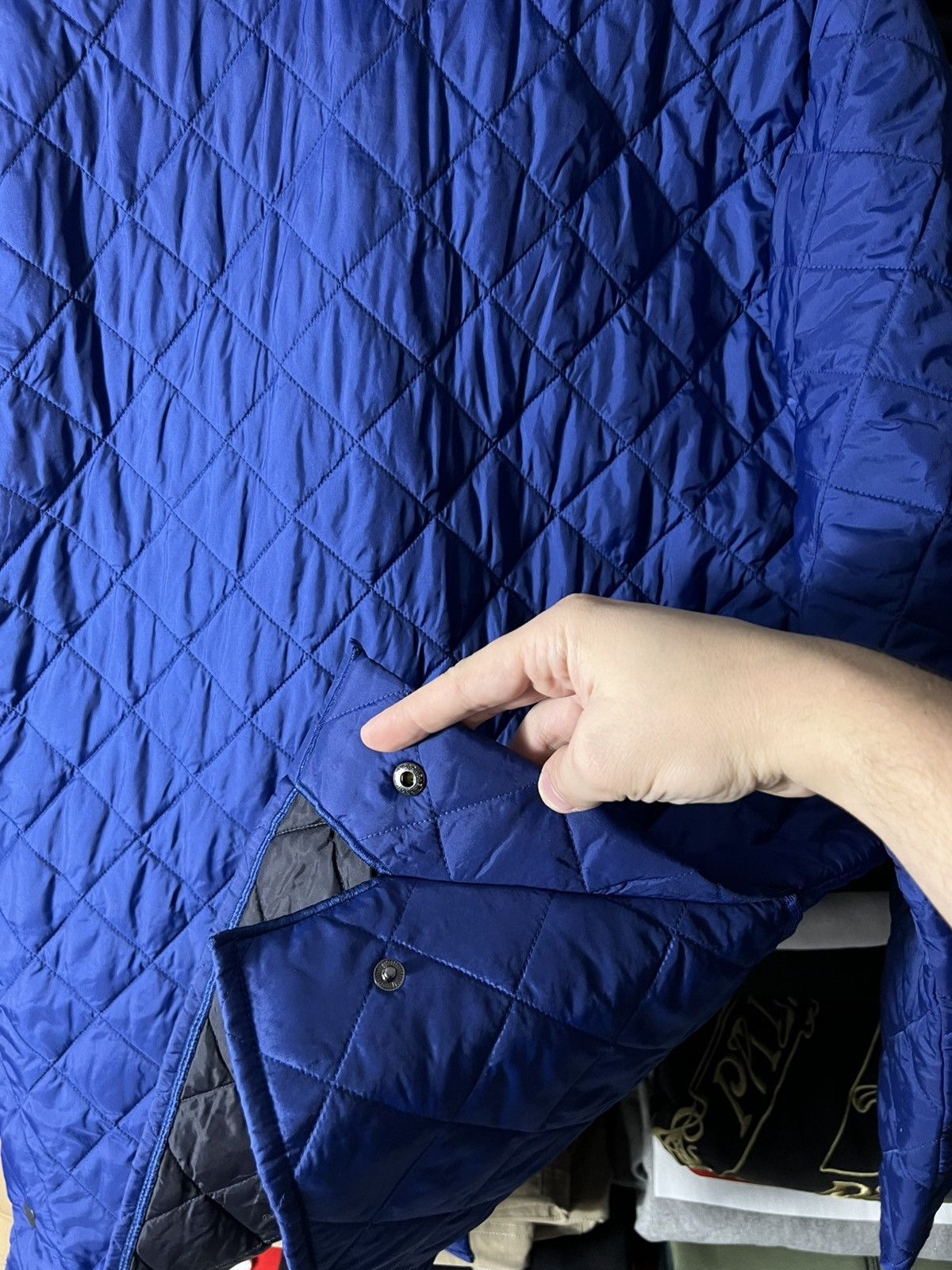 Barbour 🔥 Barbour Liddesdale Quilted Jacket — Royal Blue — Size L Size US L / EU 52-54 / 3 - 11 Thumbnail