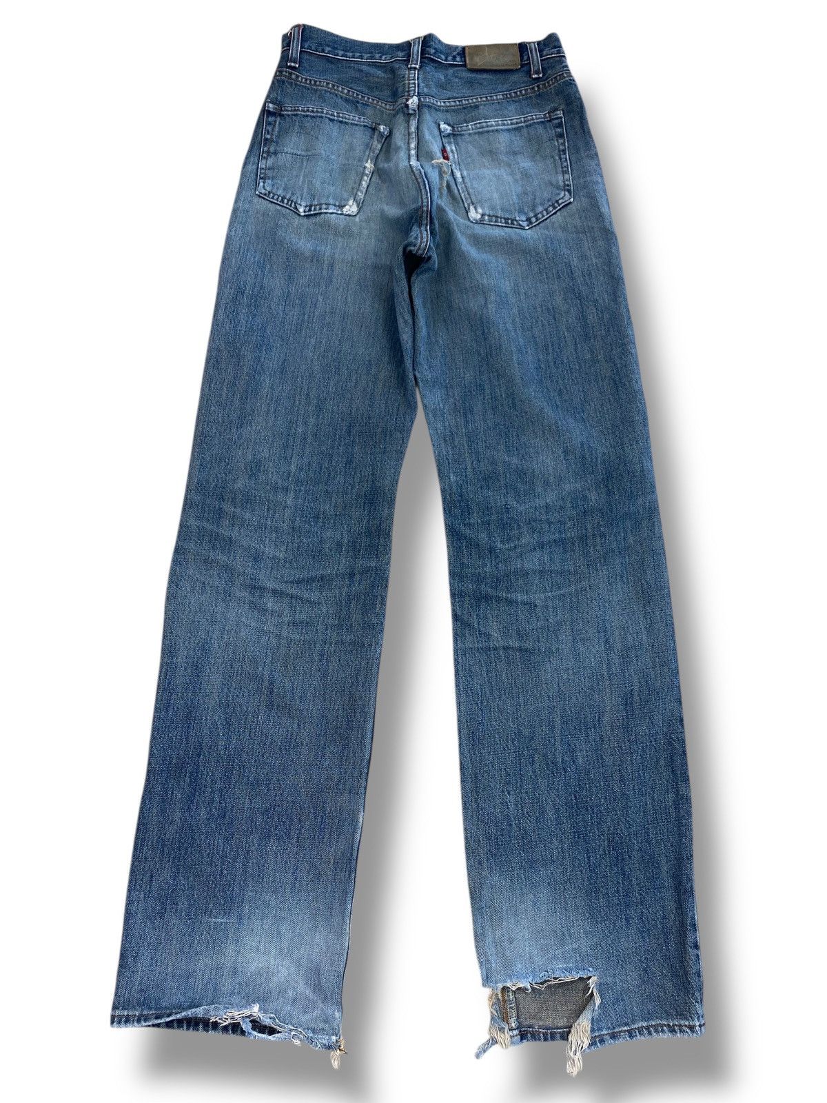 Japanese Brand Japanese Brand Gold Rush Blue Faded Wash Style Loose Jeans Size US 28 / EU 44 - 3 Thumbnail