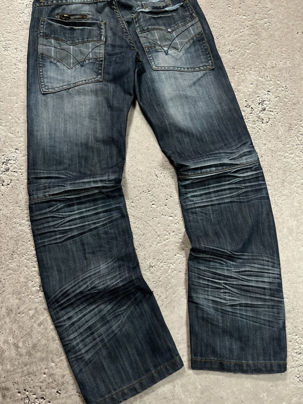 Other Y2K K&M Kosmo Lupo Distressed Jeans W30 Italy Streetwear Size US 30 / EU 46 - 3 Thumbnail