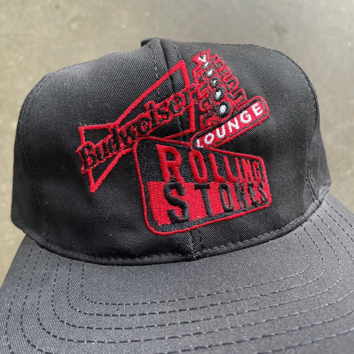 Band Tees × Budweiser × Vintage Vintage Rolling Stones Voodoo Lounge Budweiser Snapback Hat Size ONE SIZE - 2 Thumbnail