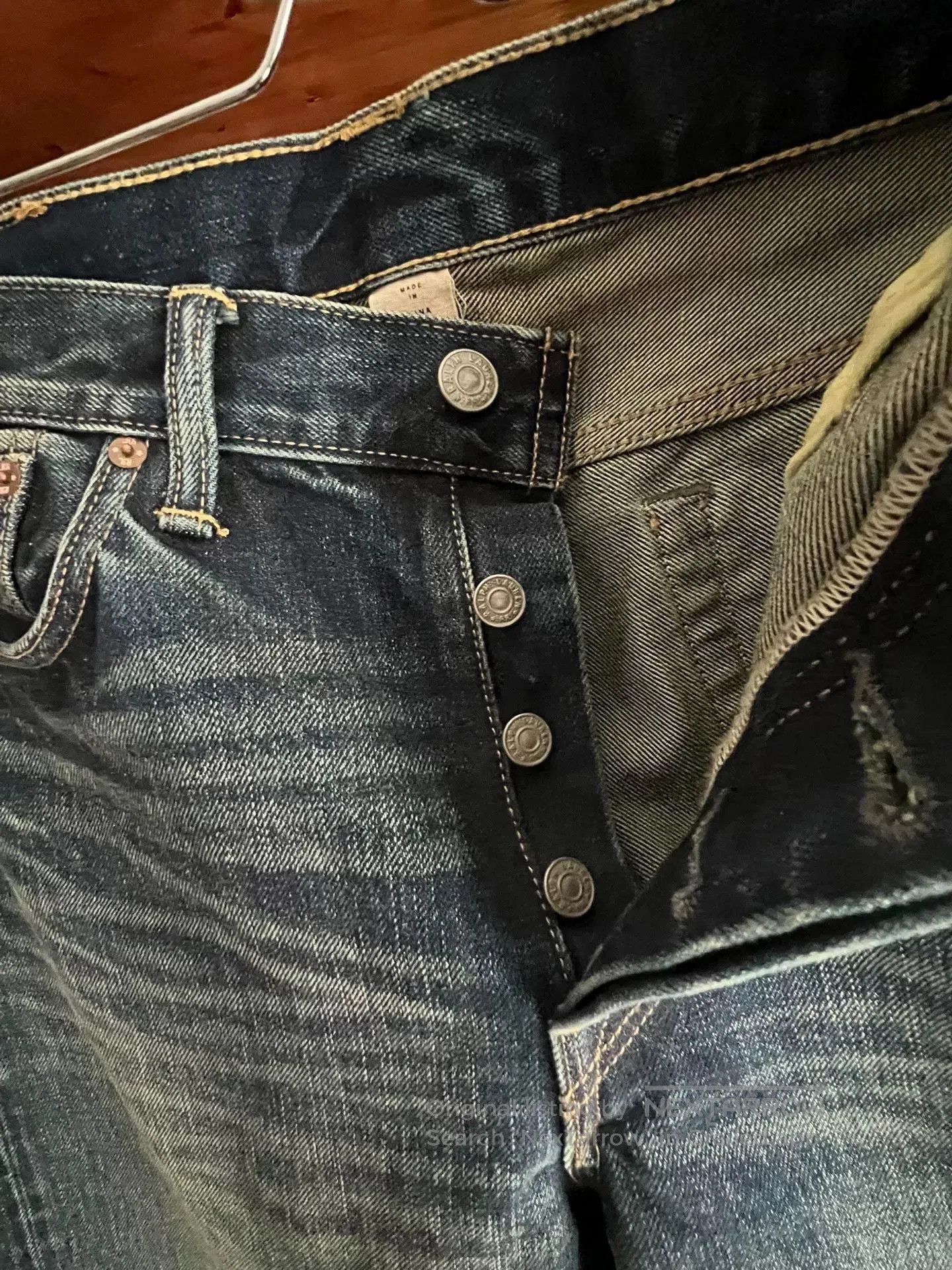 RRL Ralph Lauren RRL Double RL Slim Wash Denim Pants. Size US 31 - 5 Thumbnail