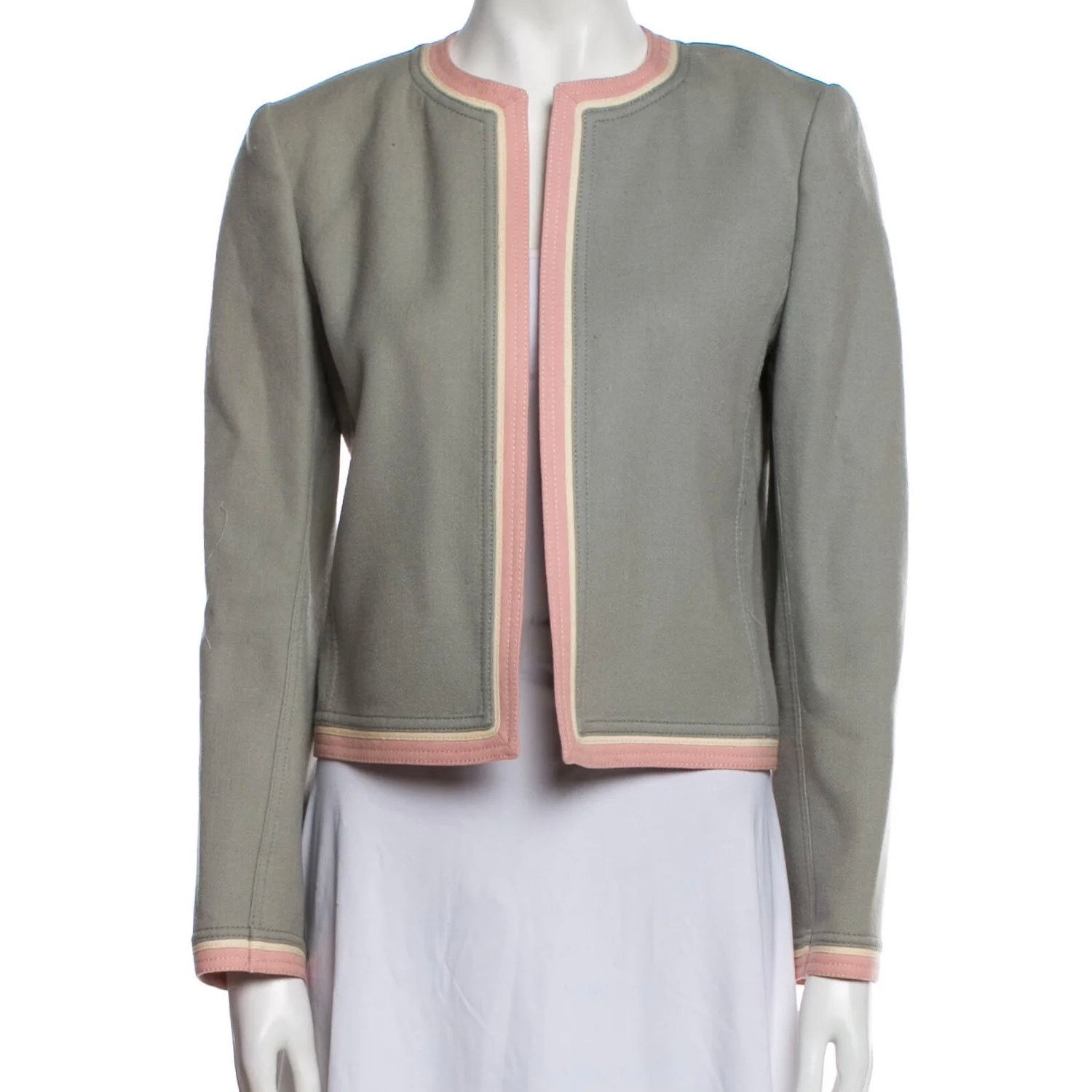 Louis Feraud × Vintage Louis Feraud Vintage Wool Evening Jacket Size XL / US 12-14 / IT 48-50 - 6 Thumbnail