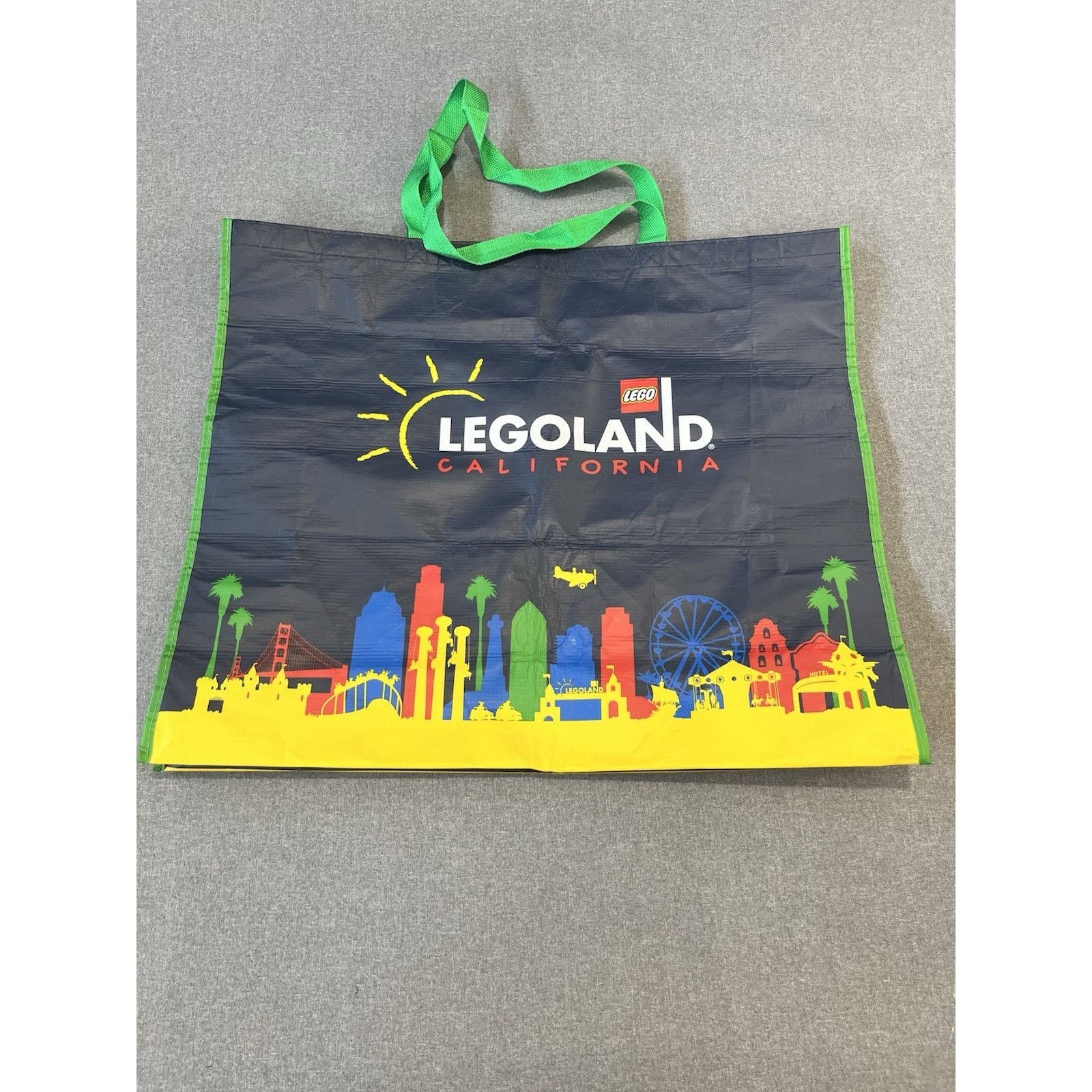 LEGO Legoland California Reusable Shopping Bag blue 20.5"X24” Size ONE SIZE - 1 Thumbnail