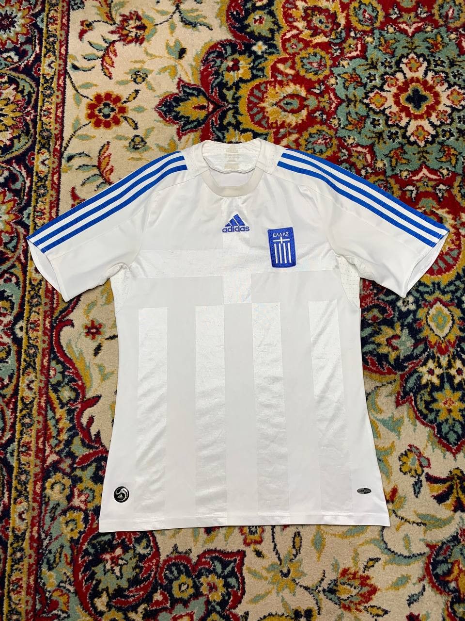 Adidas GREECE 2008 2009 AWAY SHIRT FOOTBALL SOCCER JERSEY ADIDAS Size US S / EU 44-46 / 1 - 1 Thumbnail