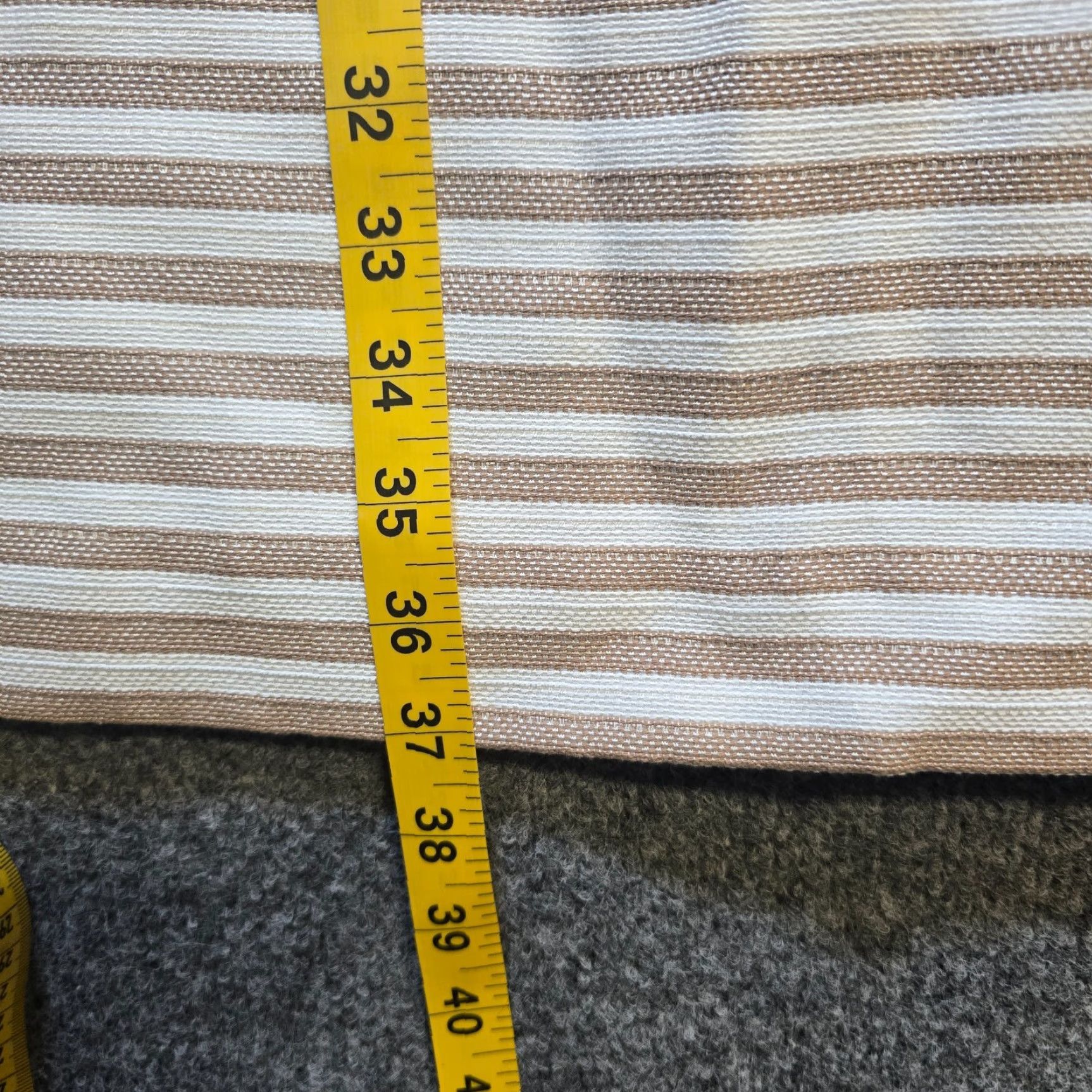 Talbots Talbots Dress Women 20W Beige White Striped Sheath V Neck Classic Career Size 3XL / US 20-22 - 7 Thumbnail