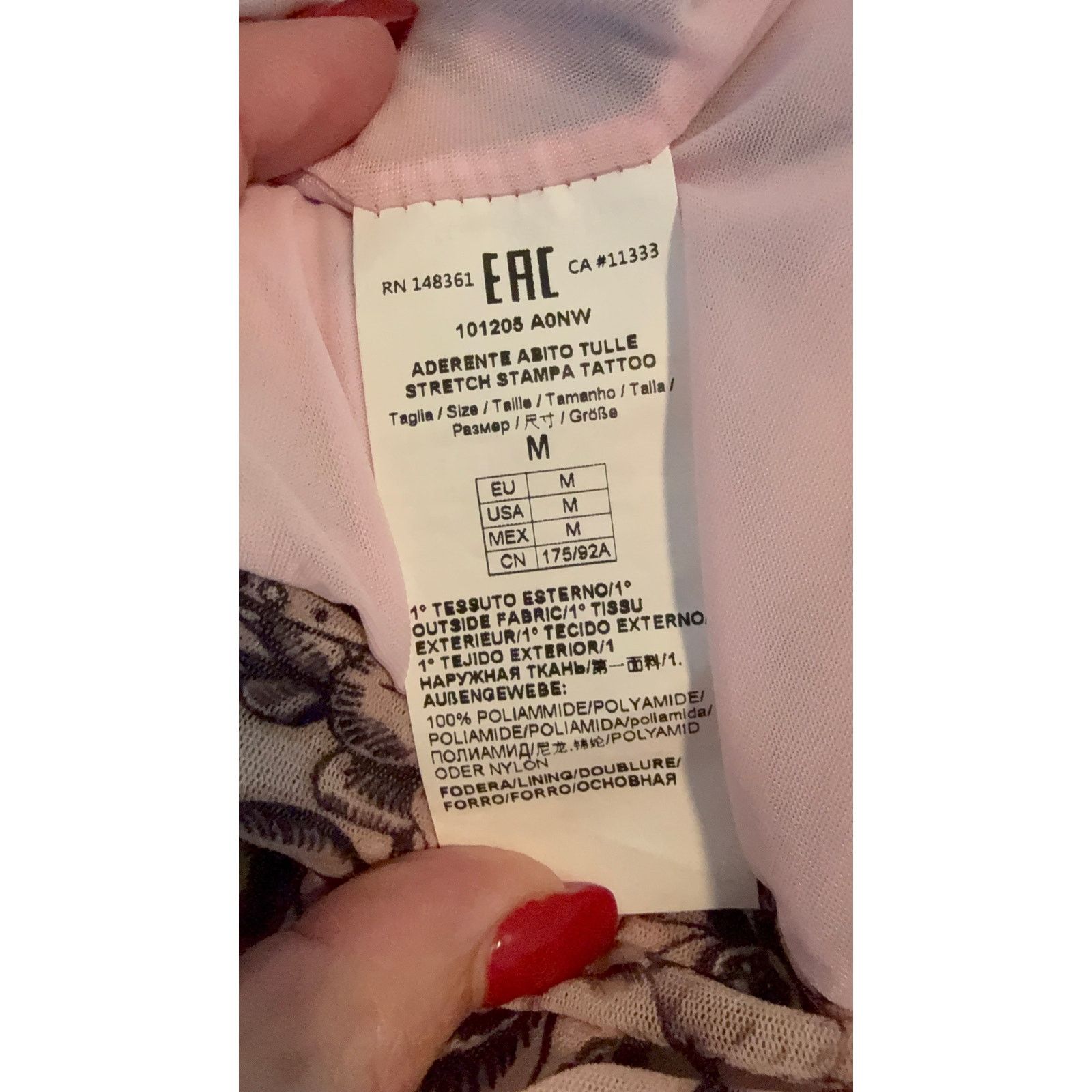 Pinko Pinko Pink Floral Mesh Bodycon Midi Dress Women M - G017 Size M / US 6-8 / IT 42-44 - 10 Thumbnail
