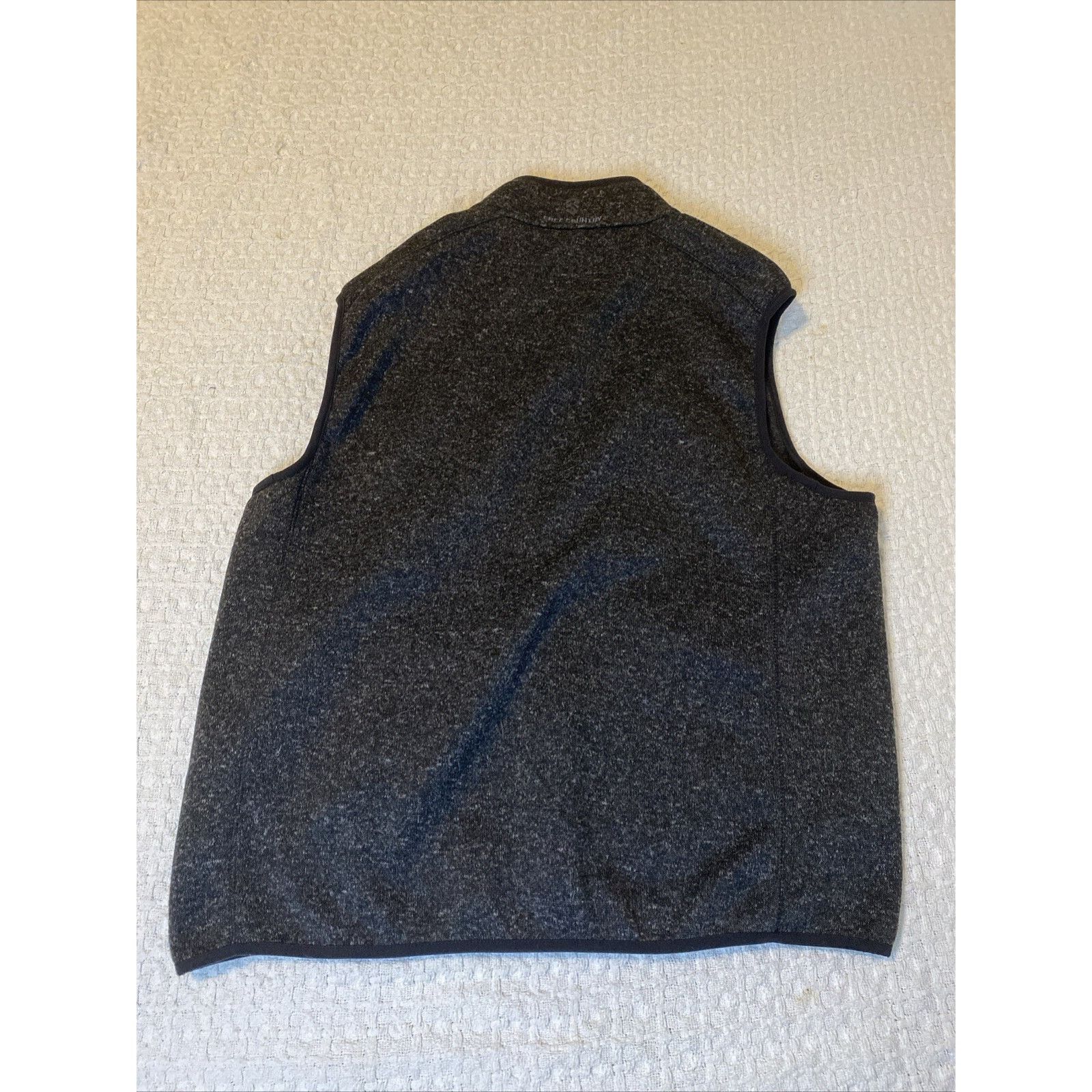 Free Country Free Country Fleece Vest Men's Size 2XL Charcoal Black Full Size US XXL / EU 58 / 5 - 10 Thumbnail