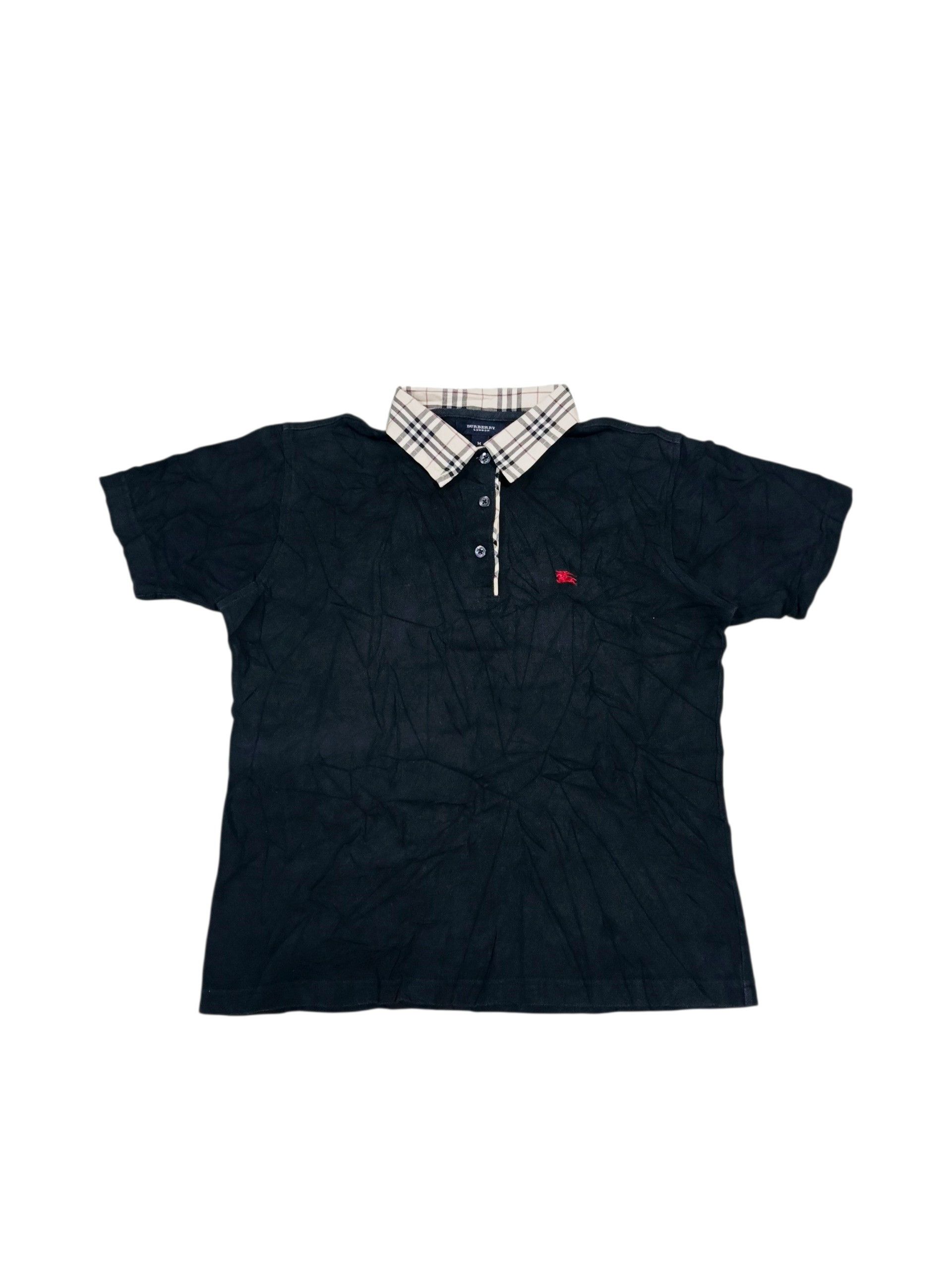 Burberry Vintage BURBERRY LONDON Nova Check Collar Design Polos Size M / US 6-8 / IT 42-44 - 1 Thumbnail