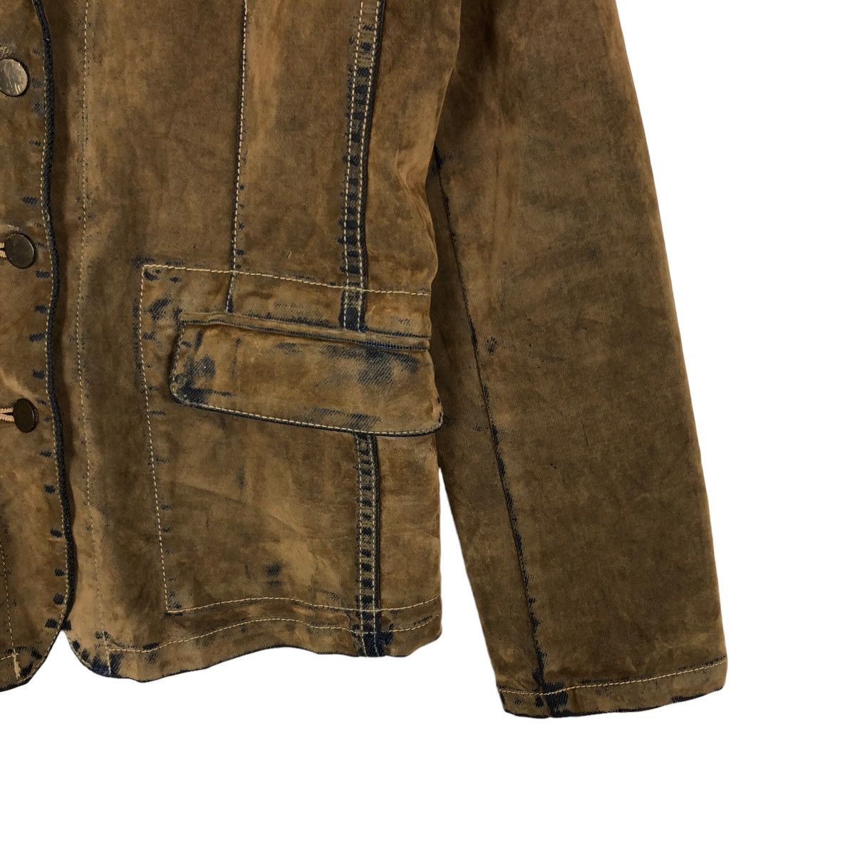 Japanese Brand 🔥ISSEY MIYAKE JAPAN MUTE DISTRESSED JACKET Size US S / EU 44-46 / 1 - 4 Thumbnail