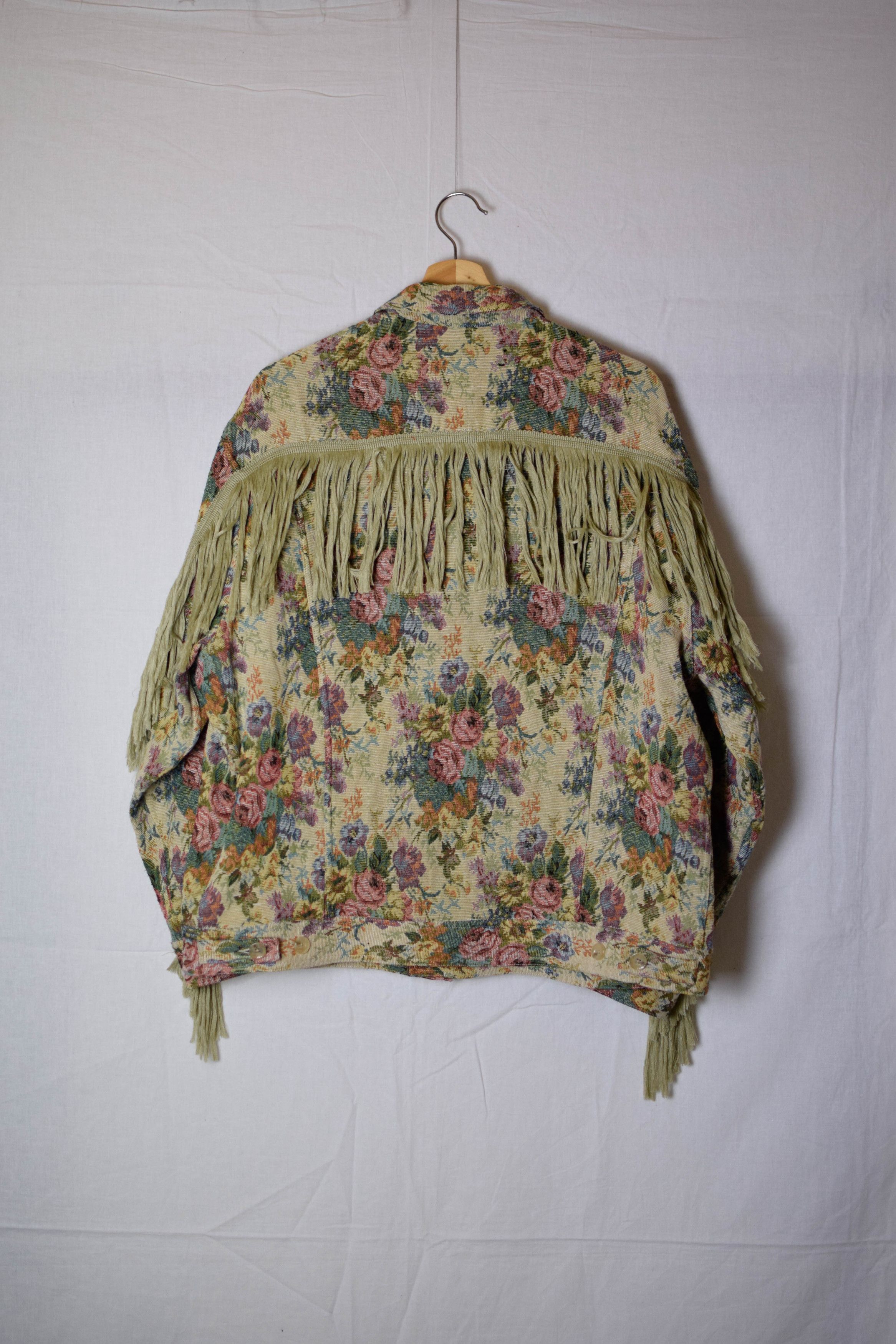 Song For The Mute SftM 24.1 Fringe Jacket - MJK095_JQRDYLW Size US L / EU 52-54 / 3 - 3 Thumbnail