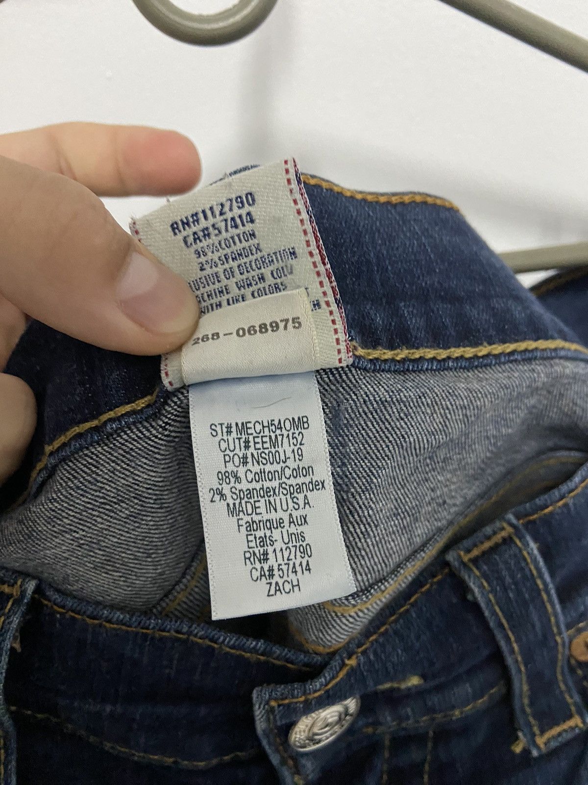 True Religion × Vintage True Religion zach jeans Pants Selvedge Vintage Size US 32 / EU 48 - 9 Thumbnail