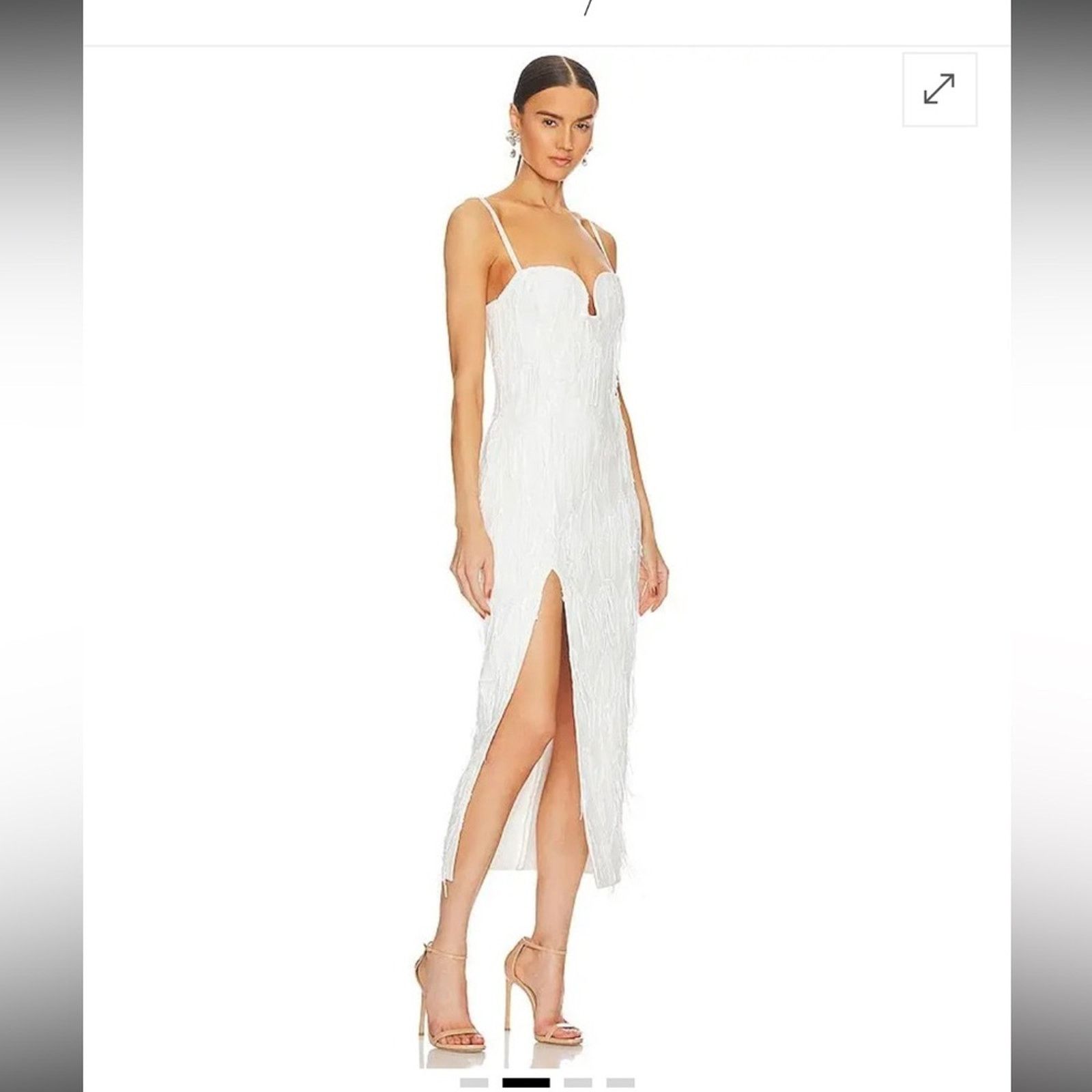 ELLIATT NWT Elliatt $330 Judith Fringe Sequin Dress Size S Size S / US 4 / IT 40 - 3 Thumbnail