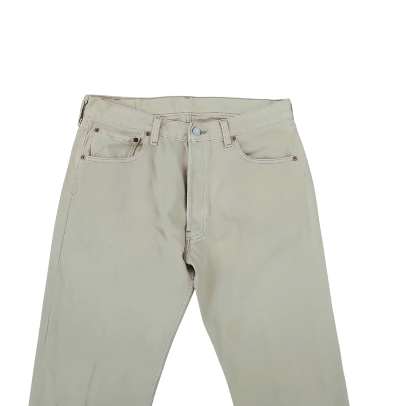 Levi's × Vintage VTG Levi's True Vintage 501 XX Red Tab Cream USA Made 34 Size US 34 / EU 50 - 3 Thumbnail
