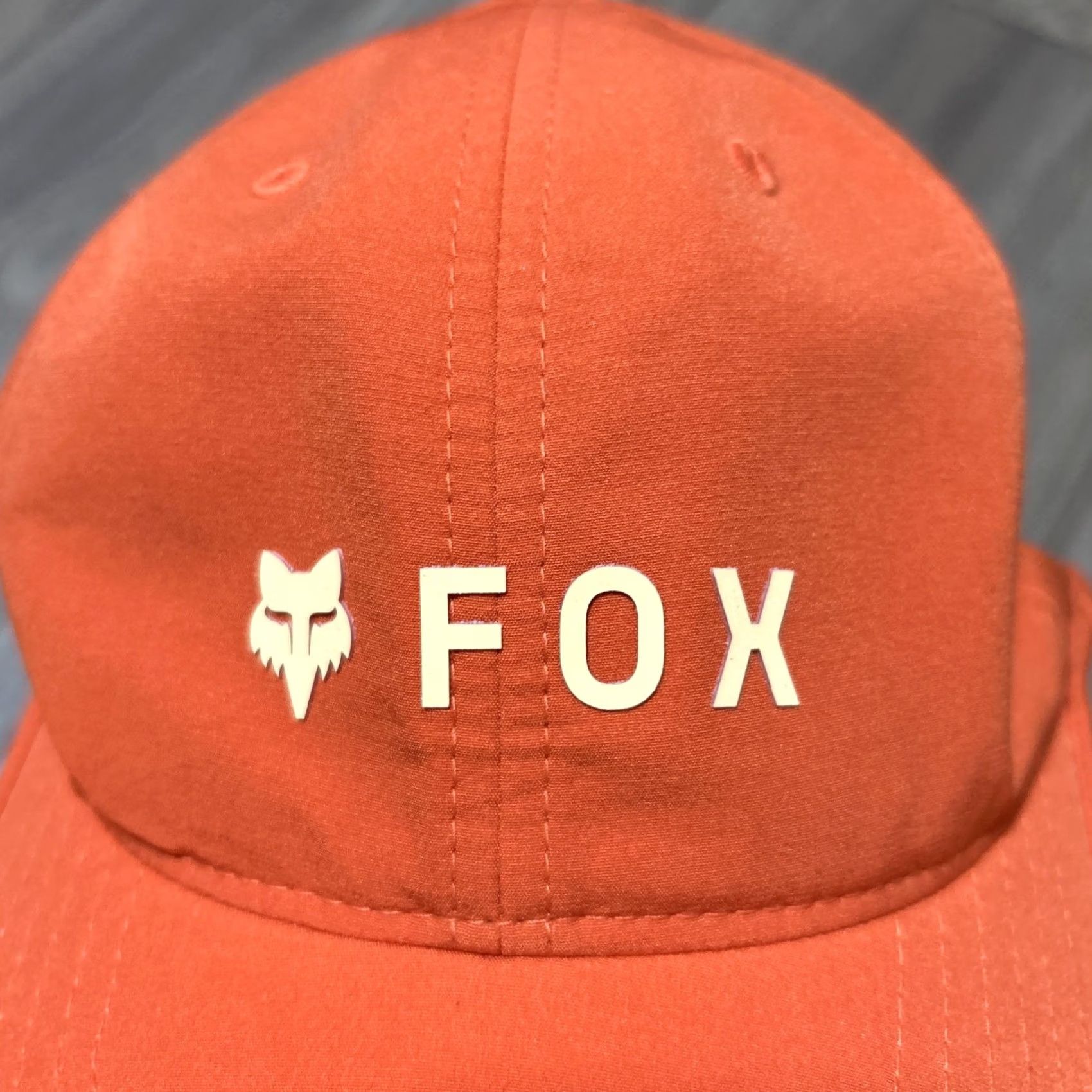 Fox Racing Fox Racing Baseball Cap Hat Front Logo Adjustable Orange Size ONE SIZE - 5 Thumbnail