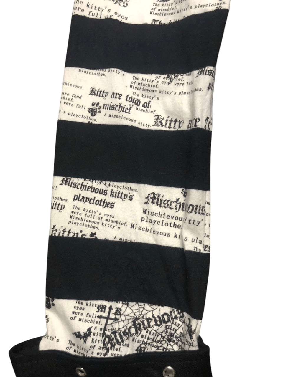 If Six Was Nine Body Line Japan Stripes Black With Cross Punk Jacket Size US S / EU 44-46 / 1 - 12 Thumbnail