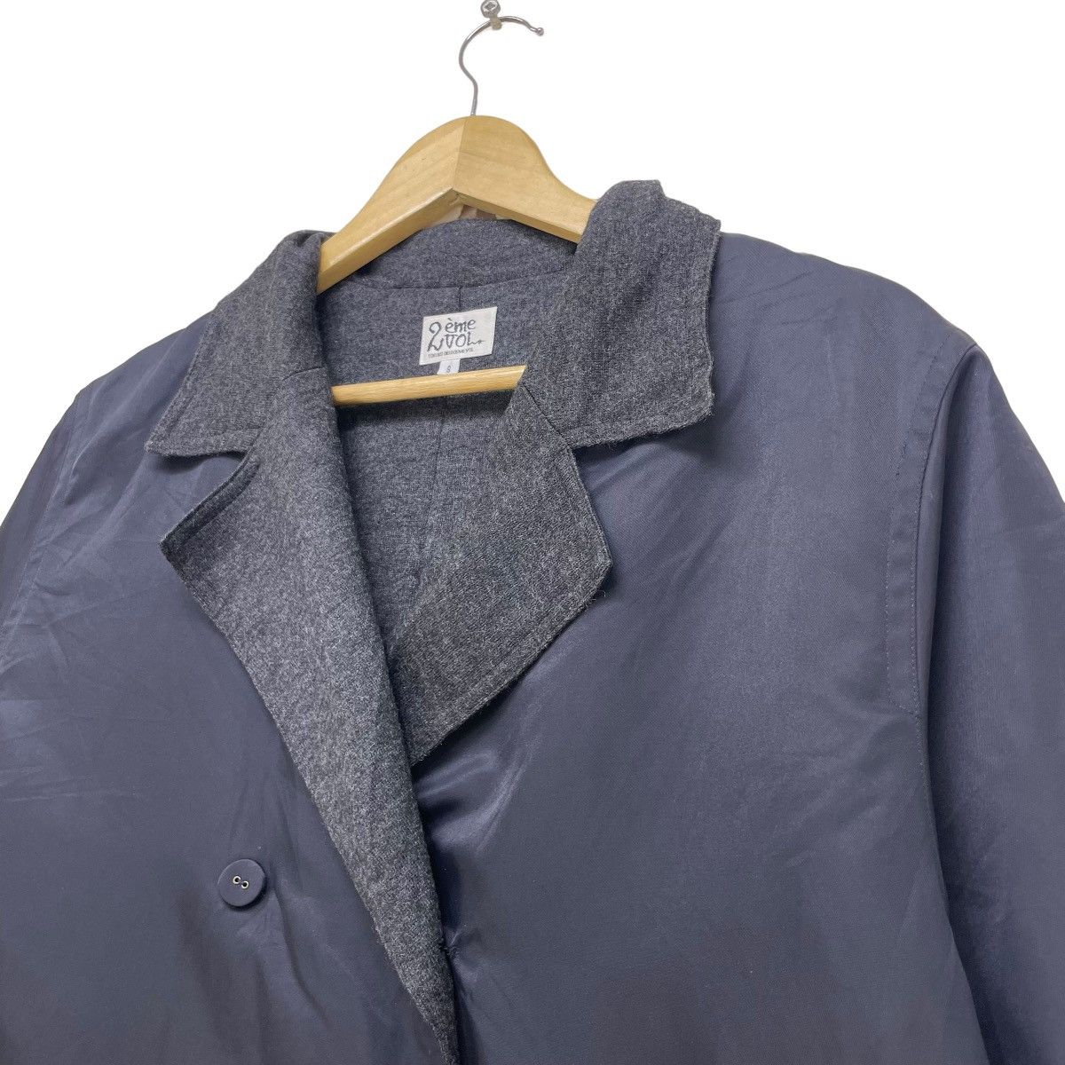 Japanese Brand × Yohji Yamamoto Japanese Brand Tokuko Deuxieme Vol Hybrid Nylon And Wool Size M / US 6-8 / IT 42-44 - 5 Thumbnail