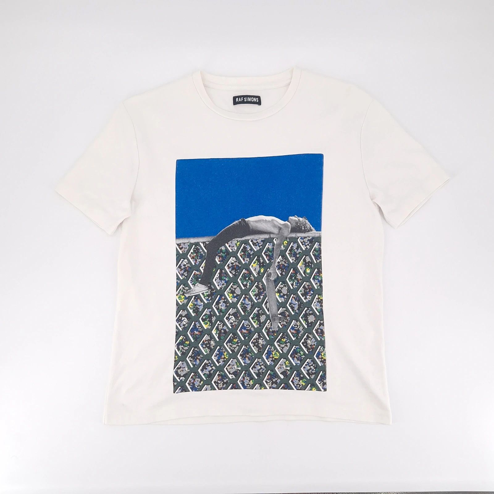 Raf Simons 2013 Fence Tee Art by Brian Calvin Size US XS / EU 42 / 0 - 1 Thumbnail