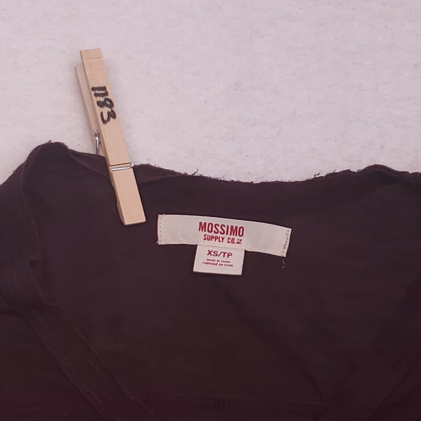Mossimo Mossimo Casual Pullover T Shirt Womens Size XS Maroon Size XS / US 0-2 / IT 36-38 - 3 Thumbnail