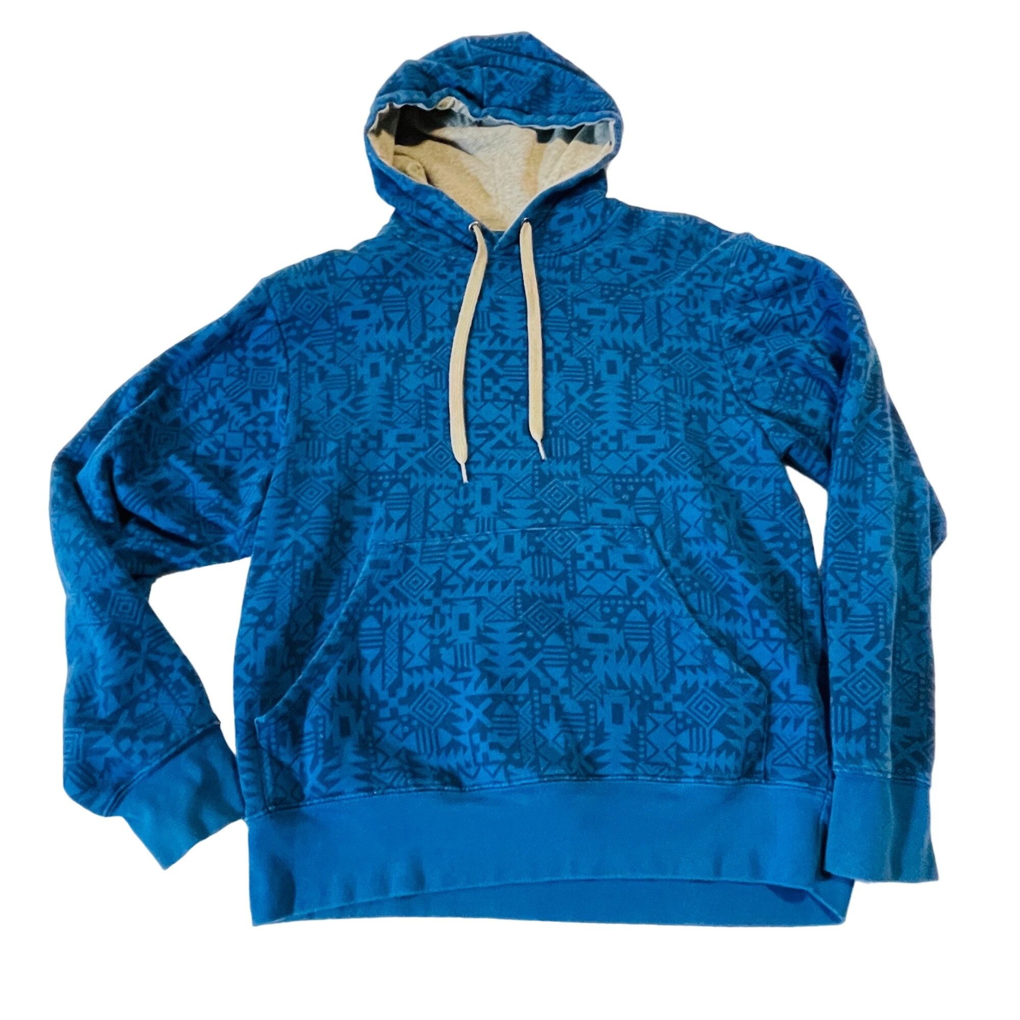 Other Xersion Blue Patterned Hoodie Sweatshirt S Men’s Small Size US S / EU 44-46 / 1 - 1 Thumbnail