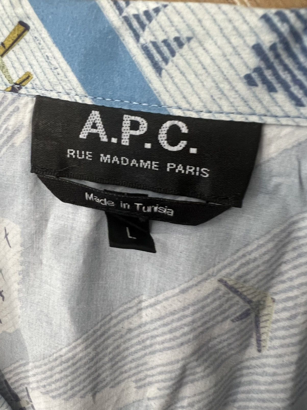A.P.C. APC Lloyd Chemisette Size US L / EU 52-54 / 3 - 3 Thumbnail